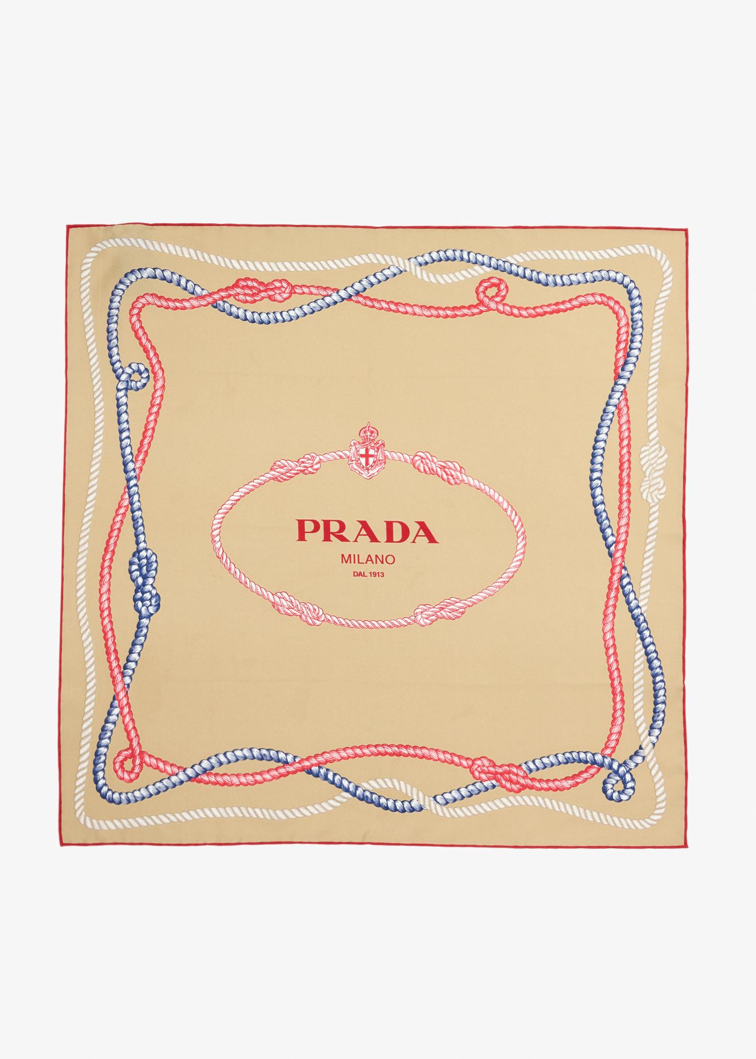 

Printed silk twill scarf