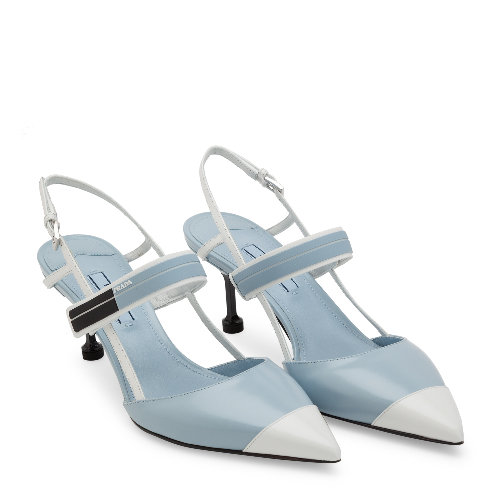 

Slingback leather pumps, Blue