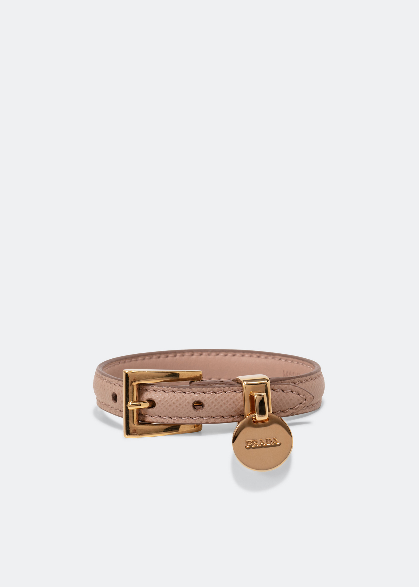 

Saffiano leather bracelet, Beige