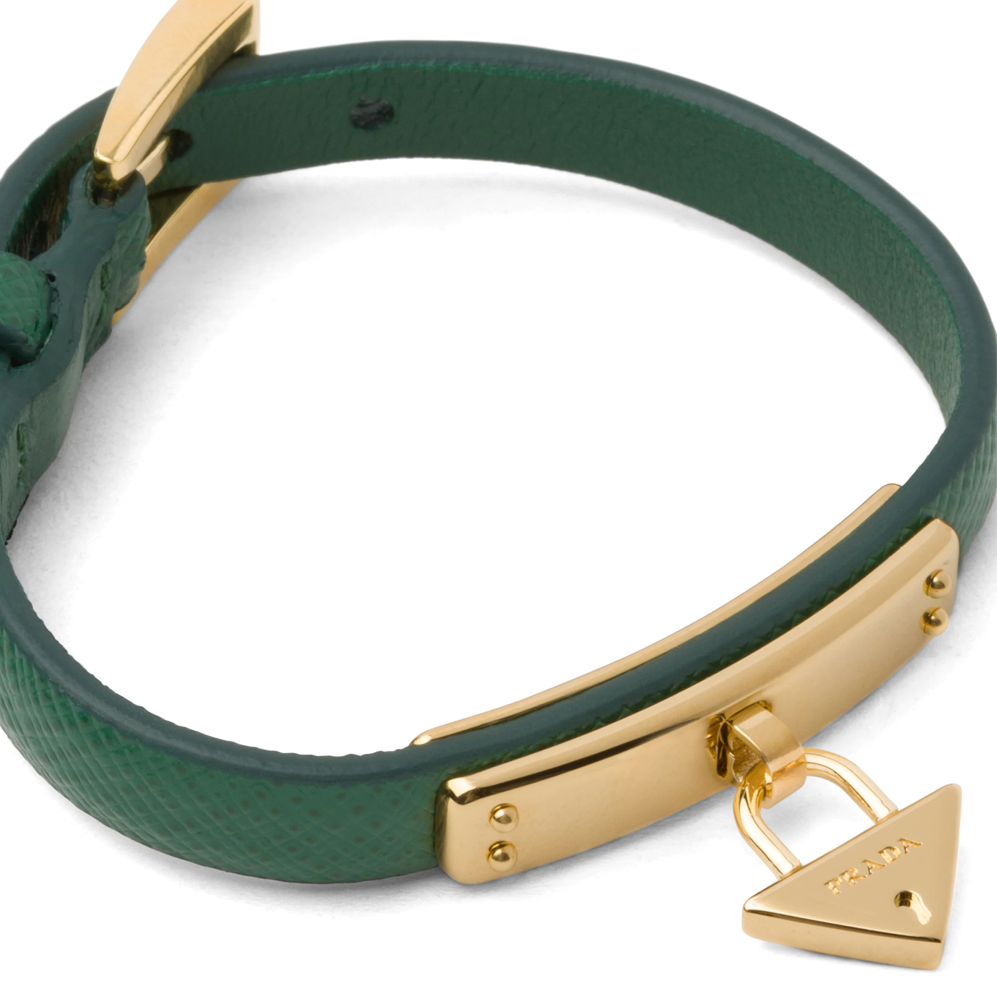 

Leather bracelet, Green