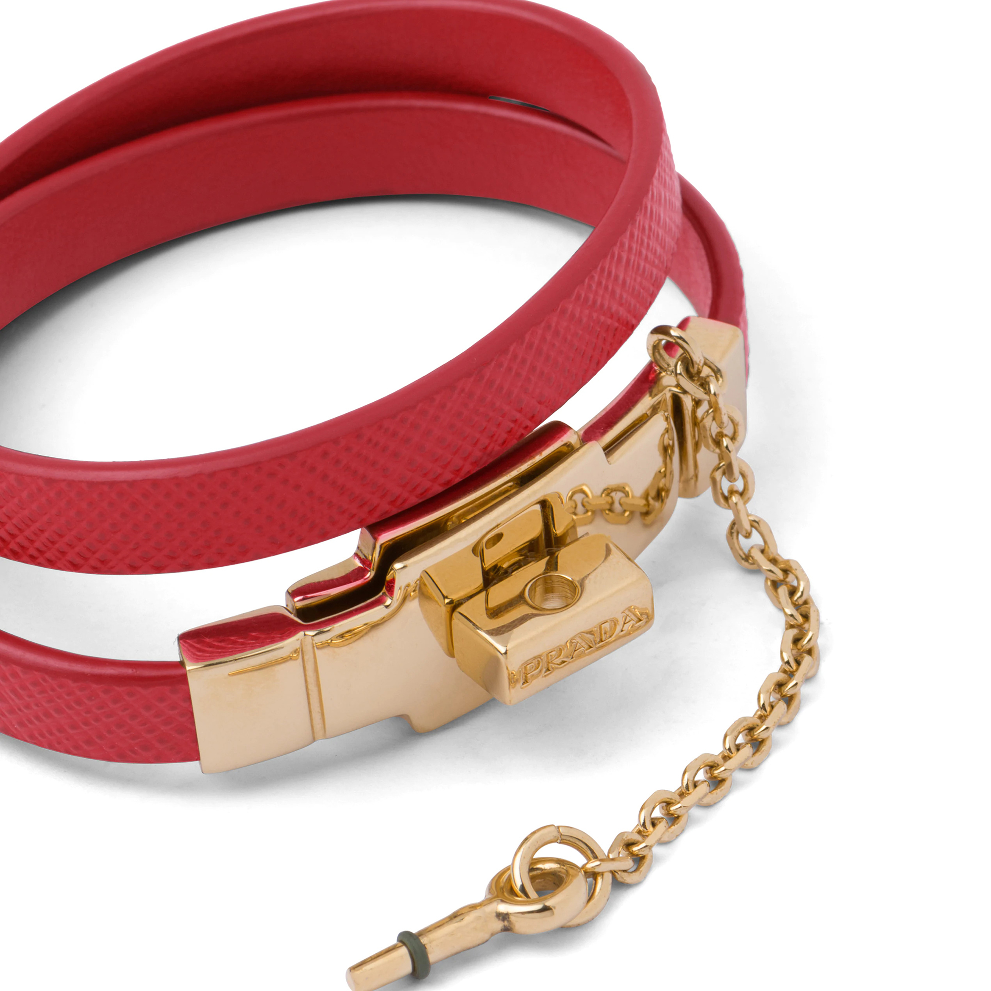 

Leather bracelet, Red