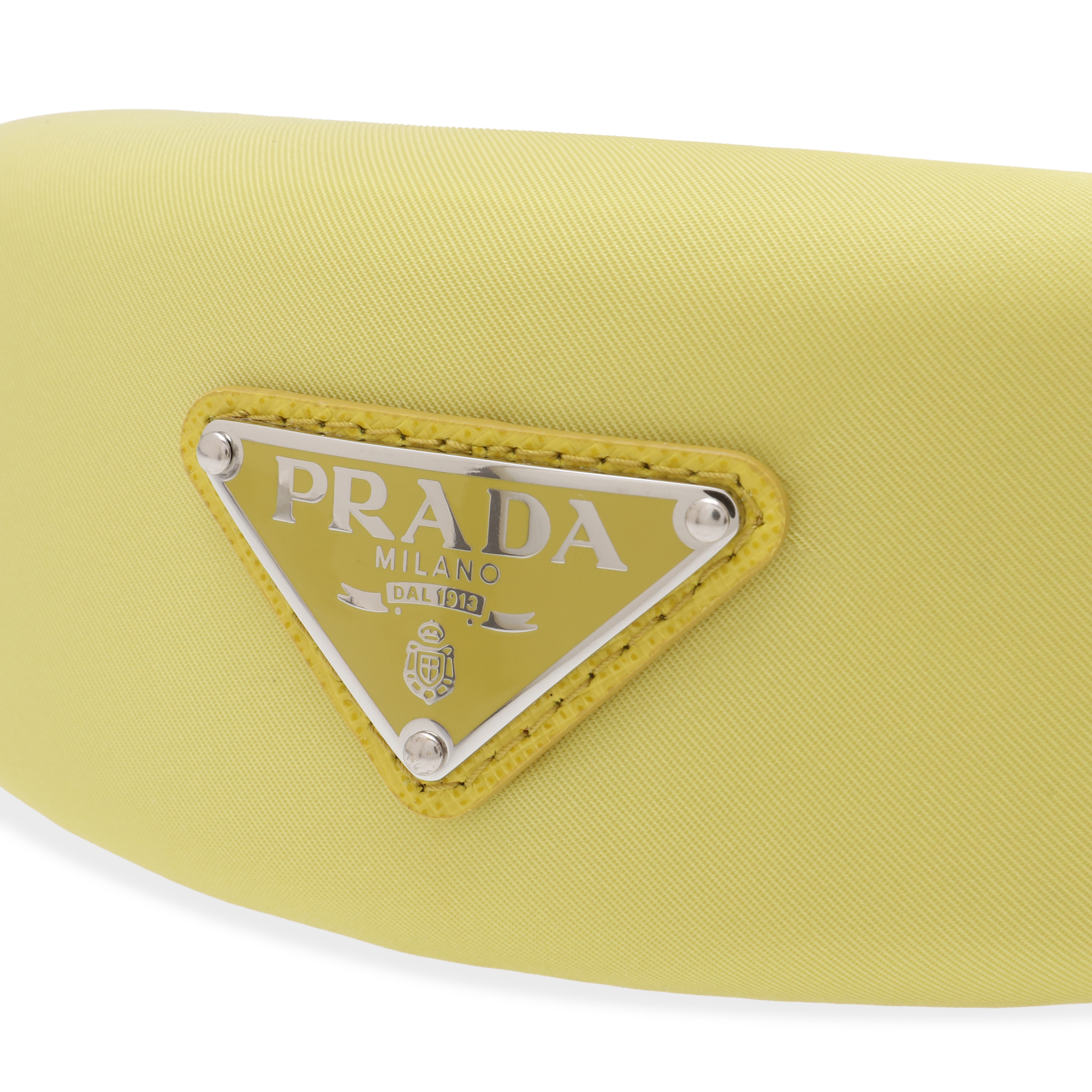 

Satin headband, Yellow