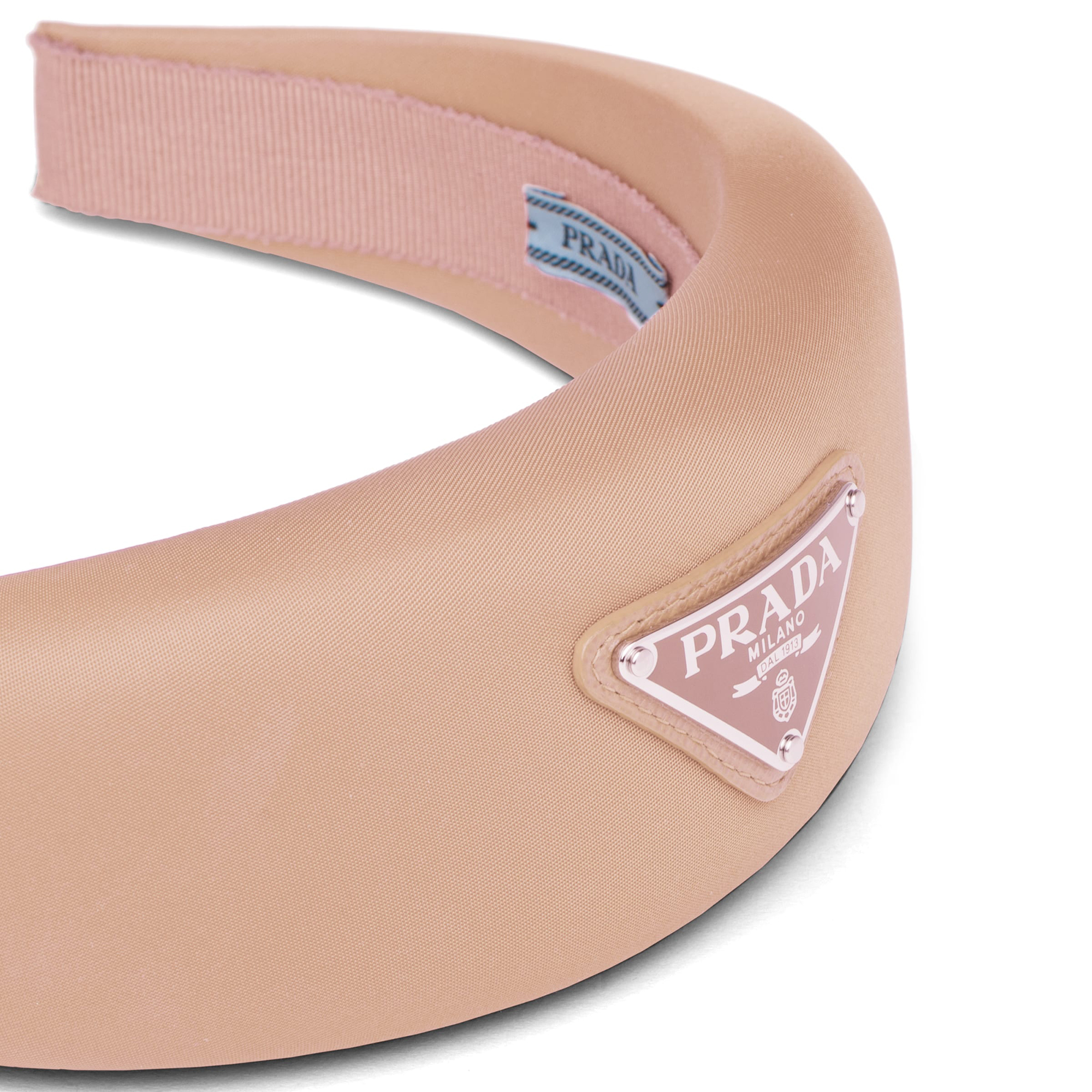 

Satin headband, Beige