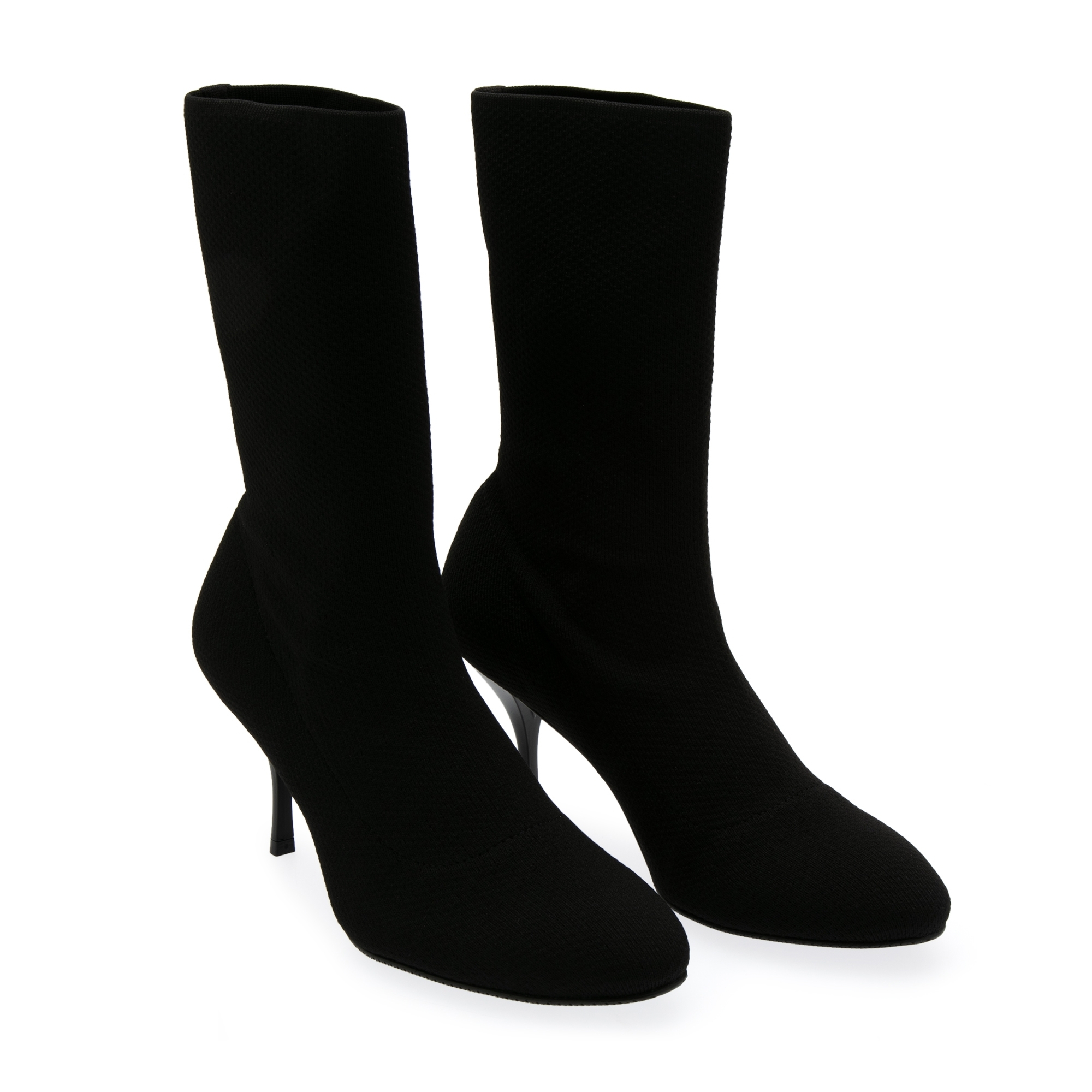 

Violetta 80 sock booties, Black