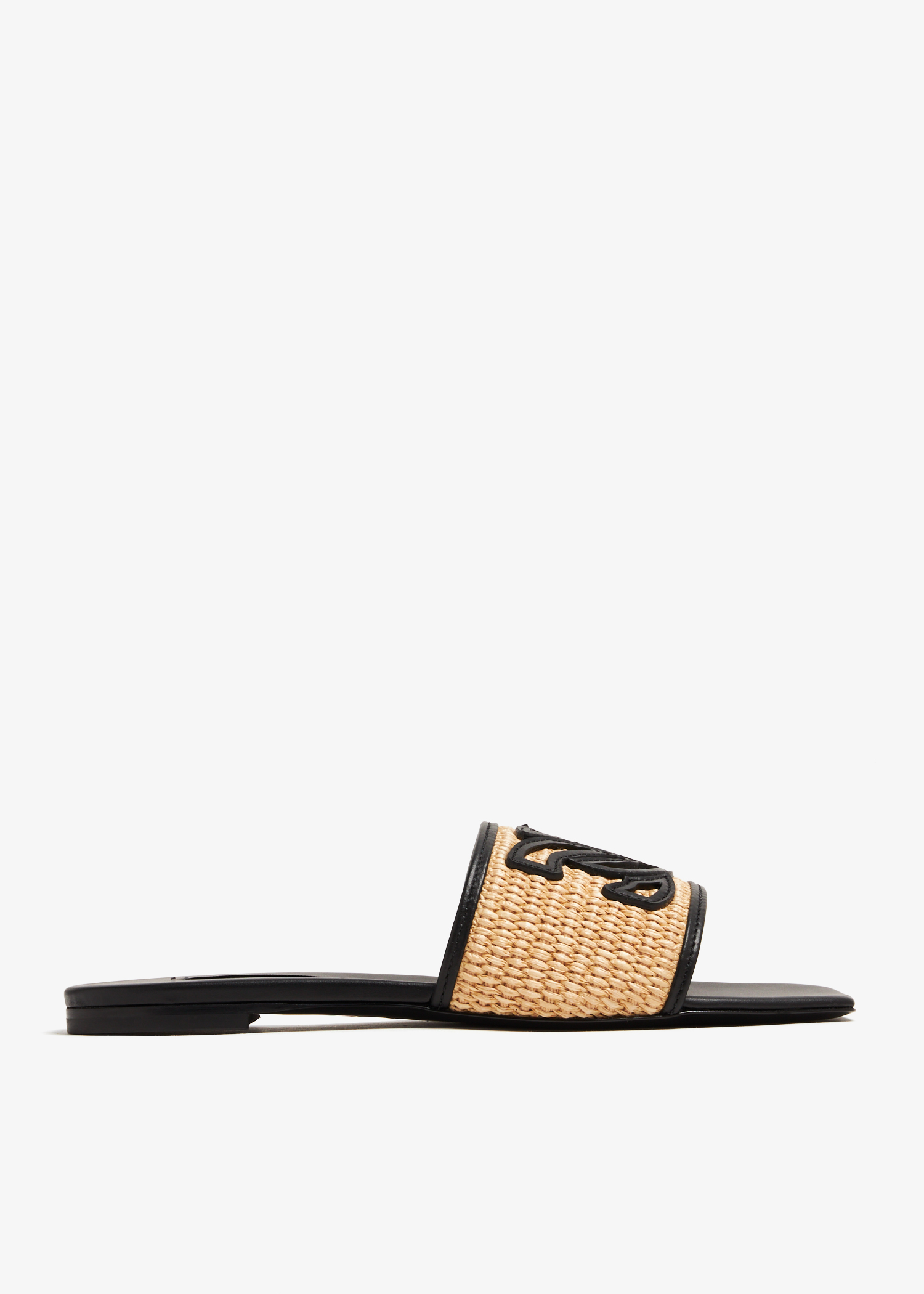 

Raffia sandals, Beige