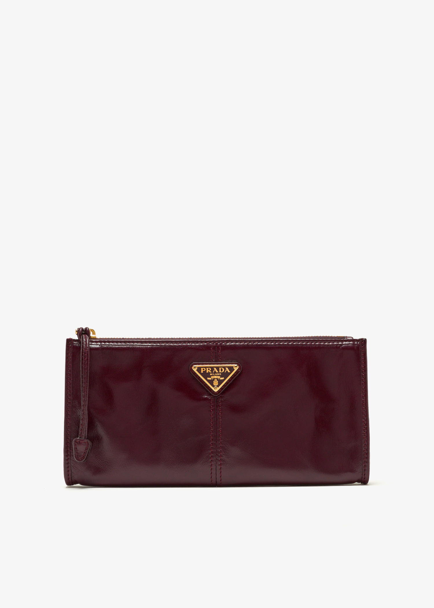 

Leather pouch, Burgundy