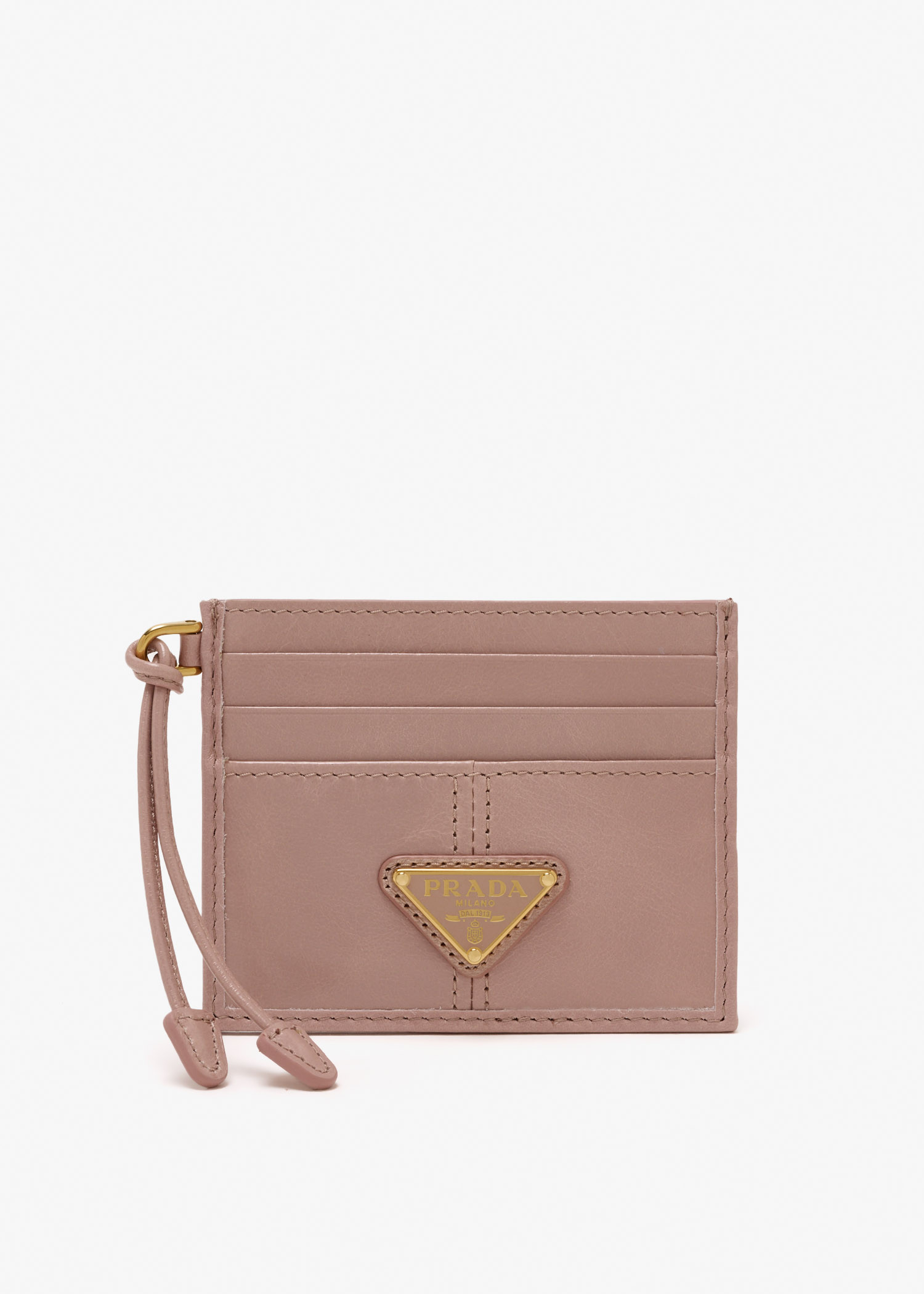 

Leather card holder, Pink