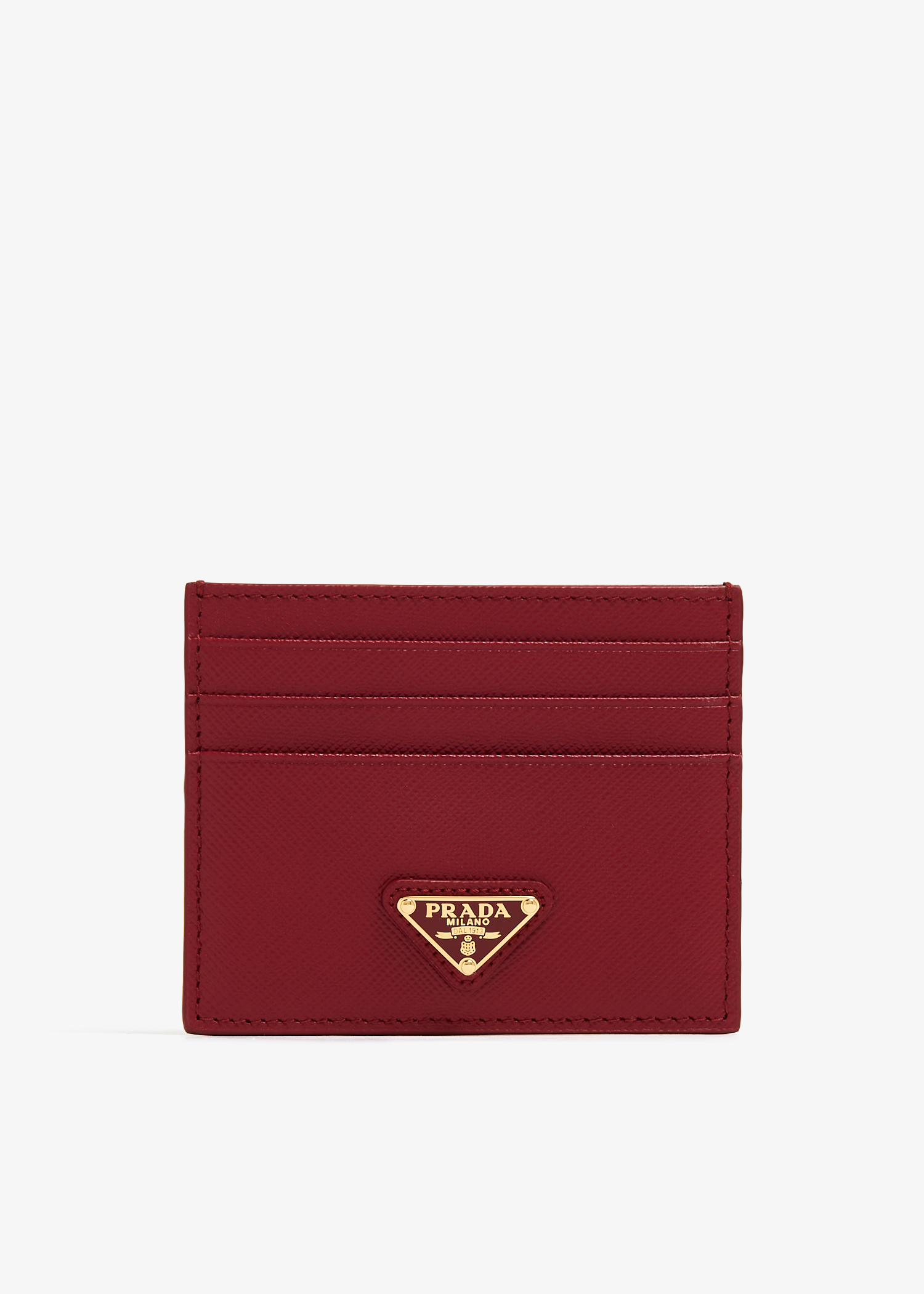 

Saffiano leather cardholder, Red