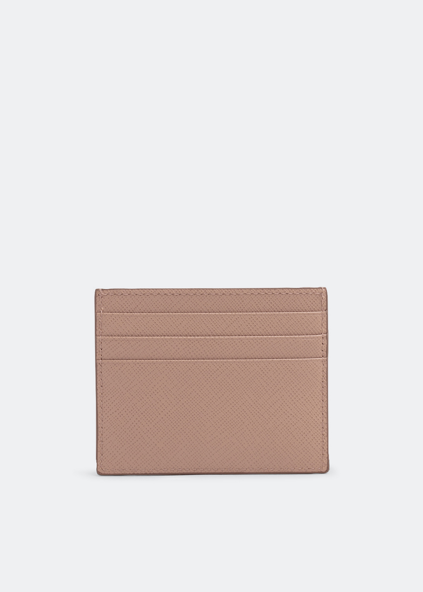 

Saffiano leather cardholder, Beige