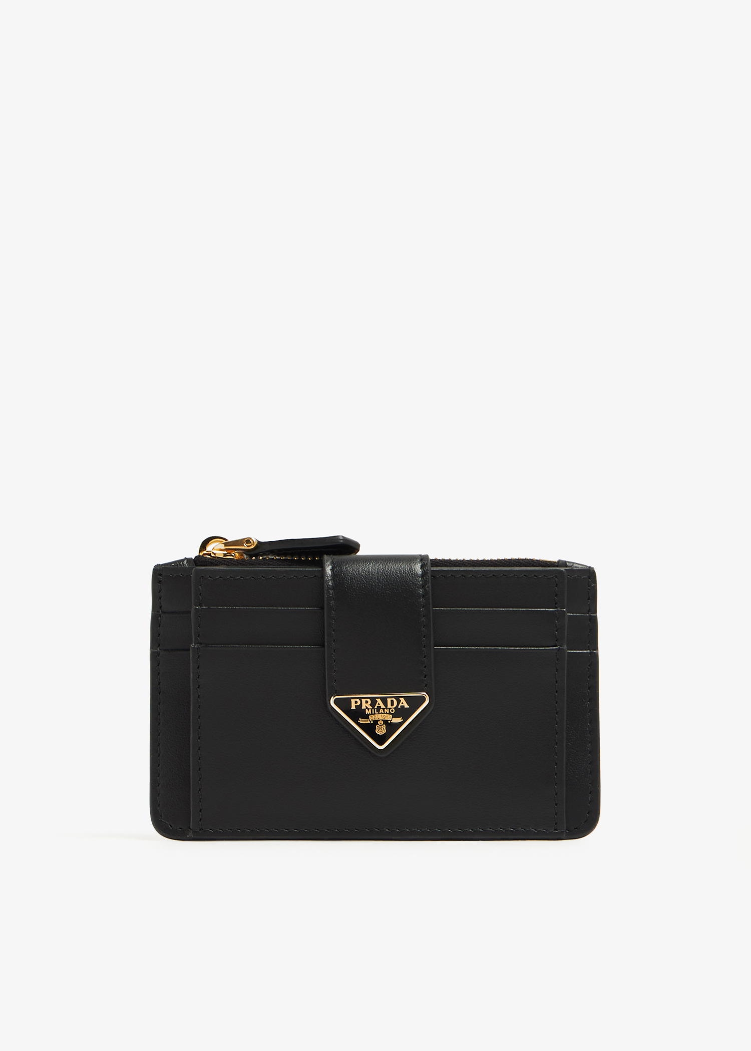 

Leather card holder, Black