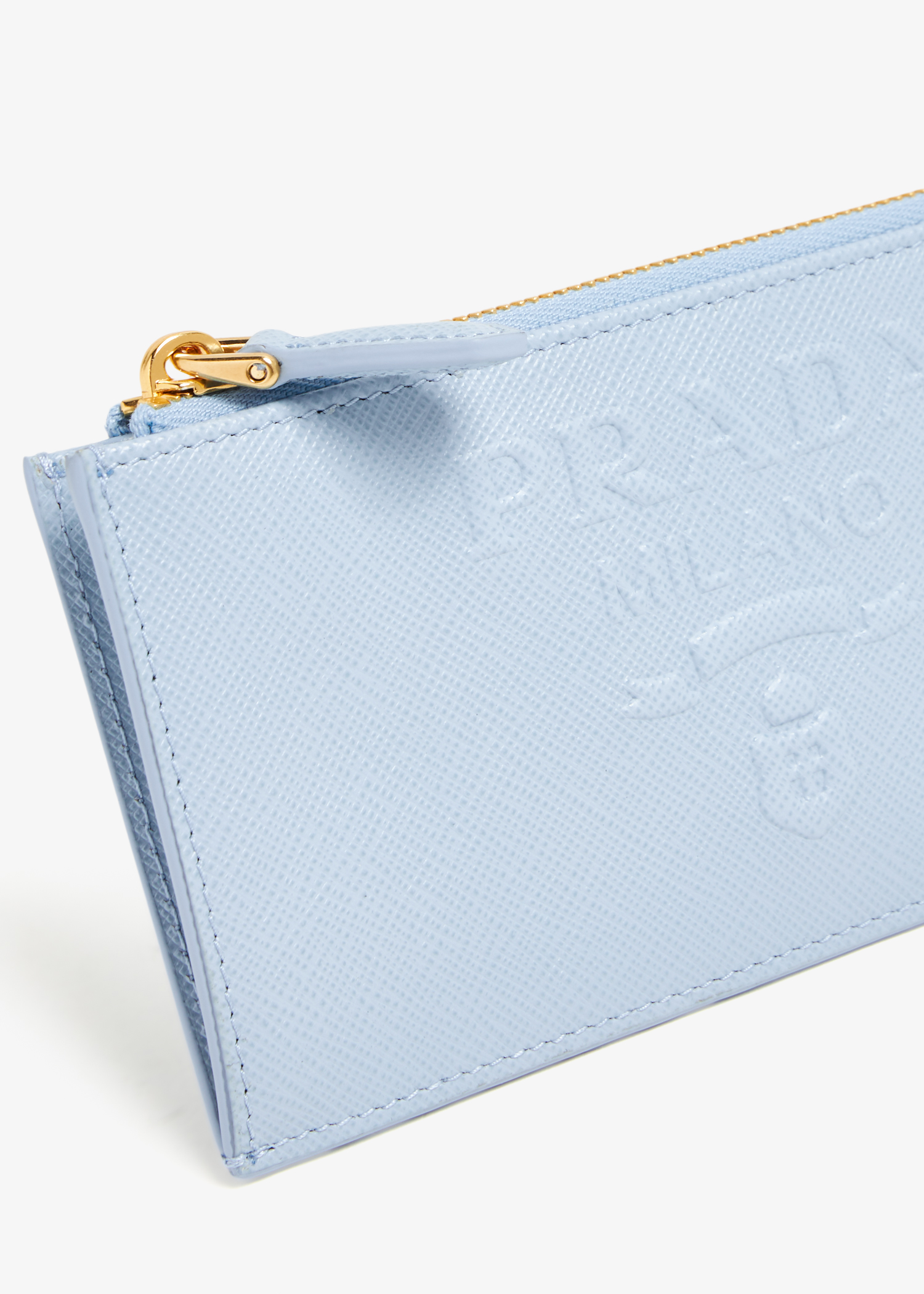 

Saffiano leather cardholder, Blue