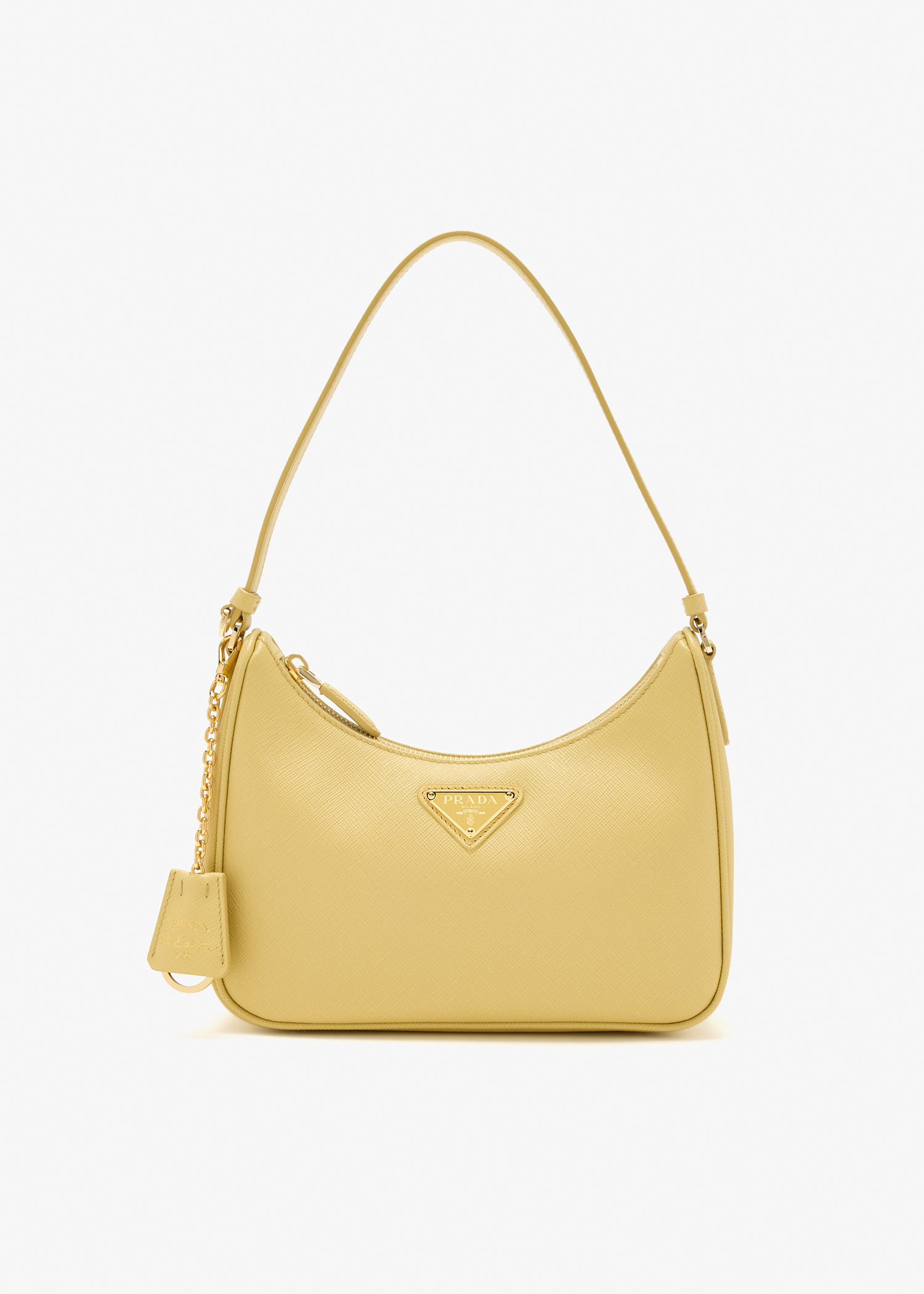 

Prada Re-Edition 2005 Saffiano leather mini bag, Yellow