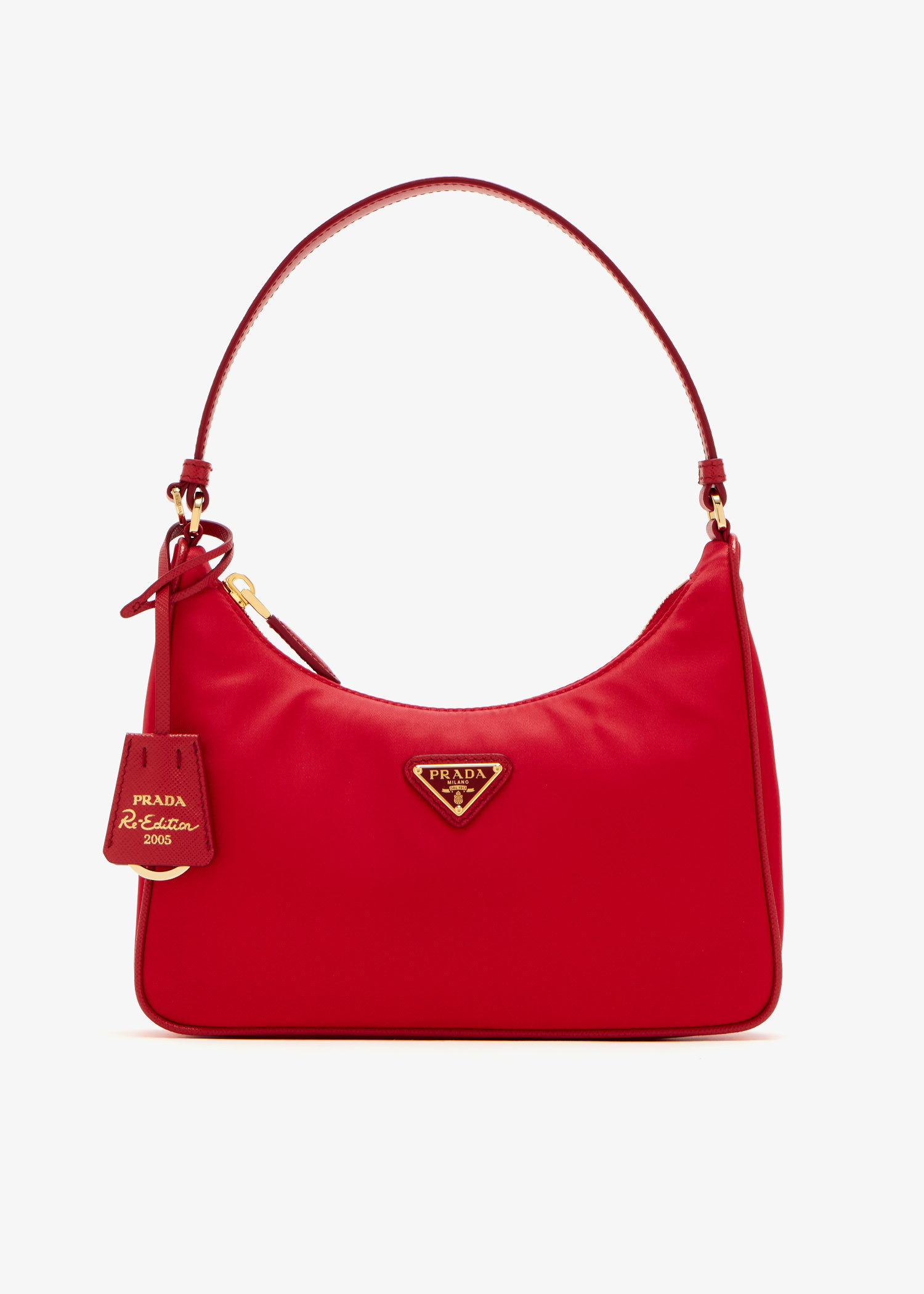 

Prada Re-Edition 2005 Re-Nylon and Saffiano mini bag, Red