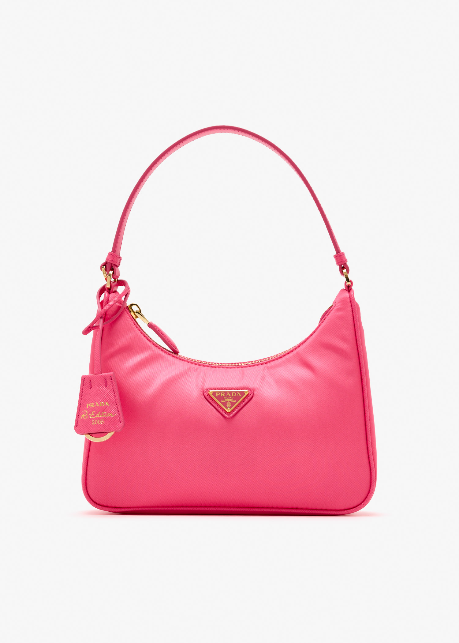 

Prada Re-Edition 2005 Re-Nylon and Saffiano mini bag, Pink