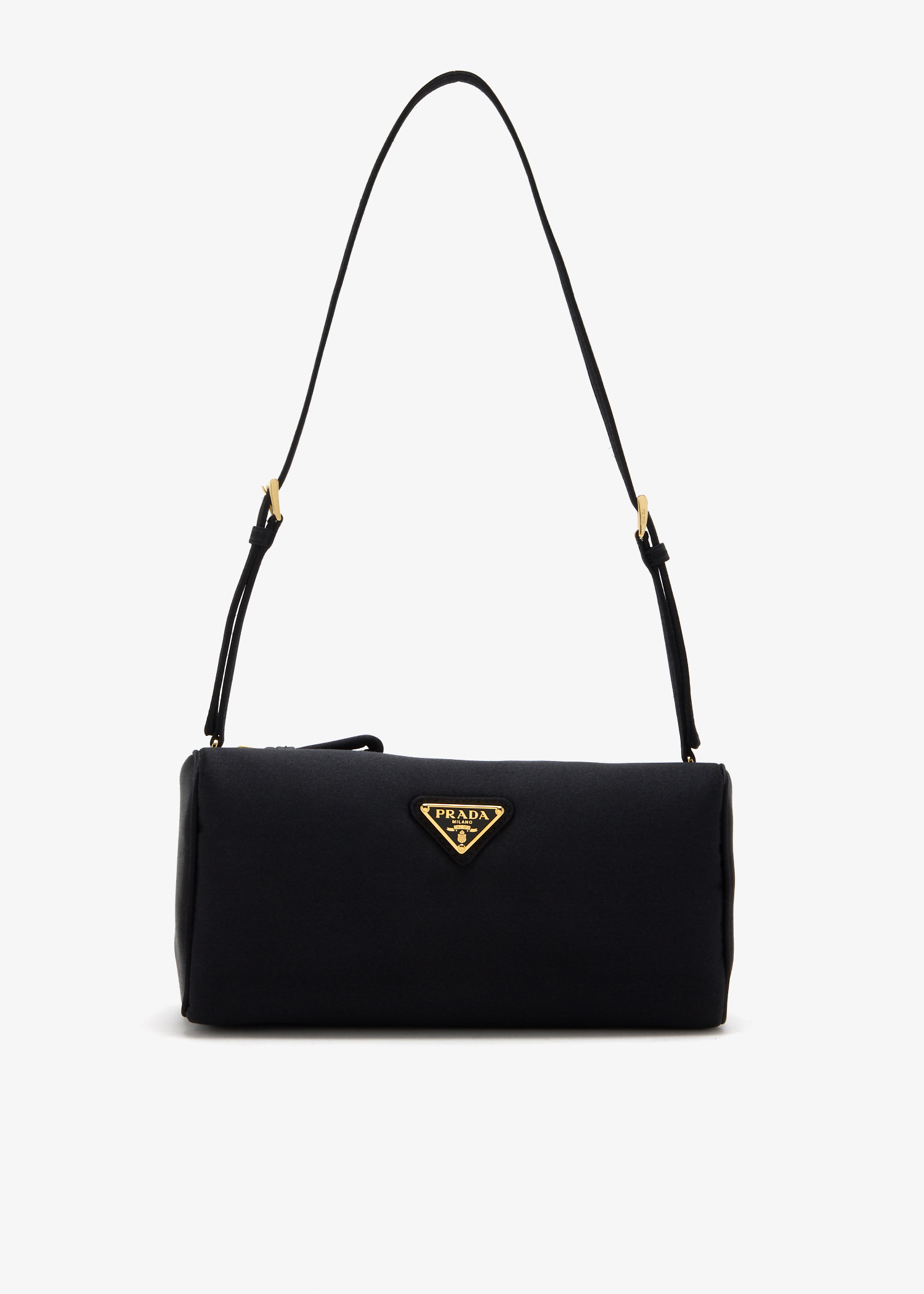 

Satin mini bag, Black