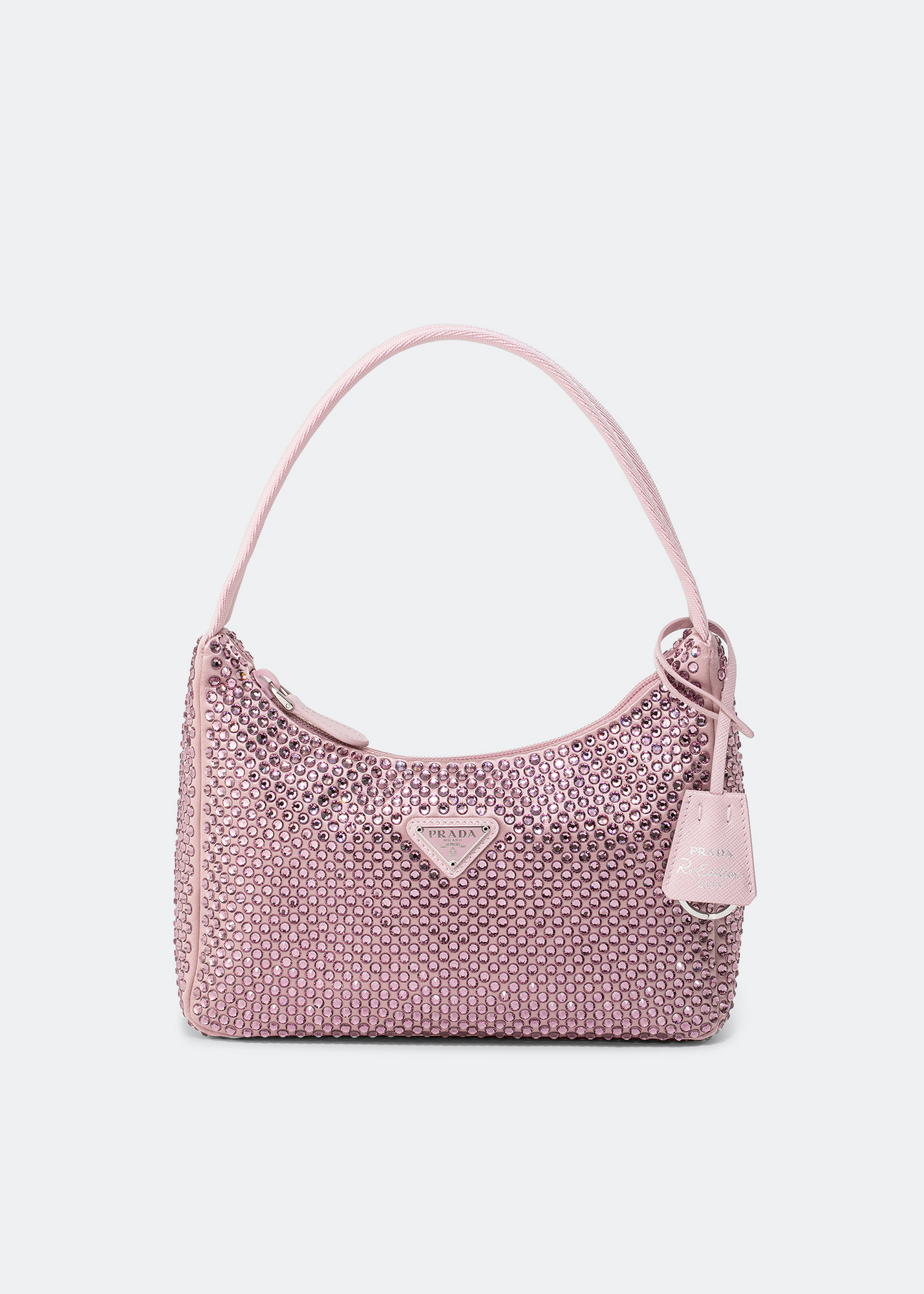 

Re-Edition crystal embellished shoulder bag, Pink