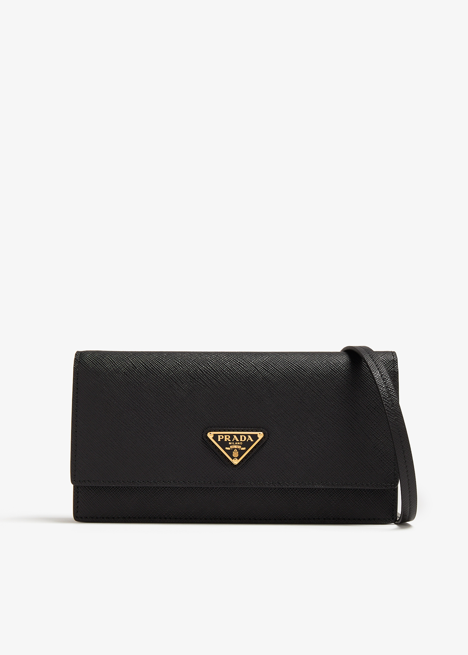 

Saffiano leather mini bag, Black