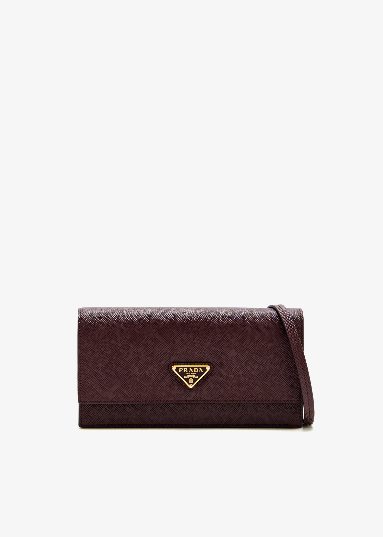 

Saffiano leather mini bag, Burgundy