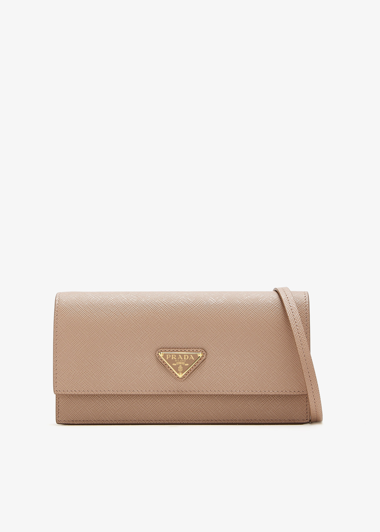 

Saffiano leather mini bag, Beige