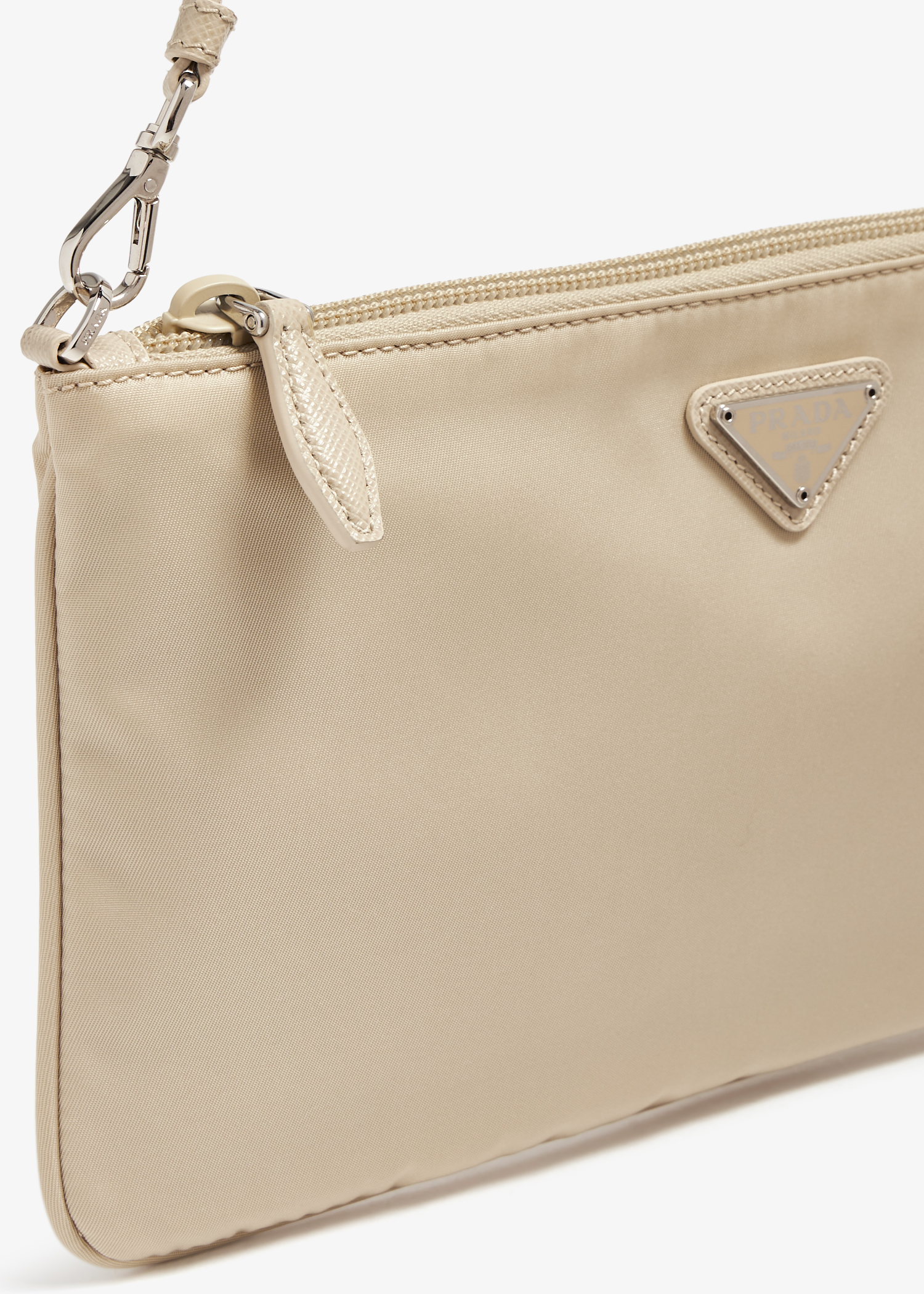 

Re-Nylon mini bag, Beige
