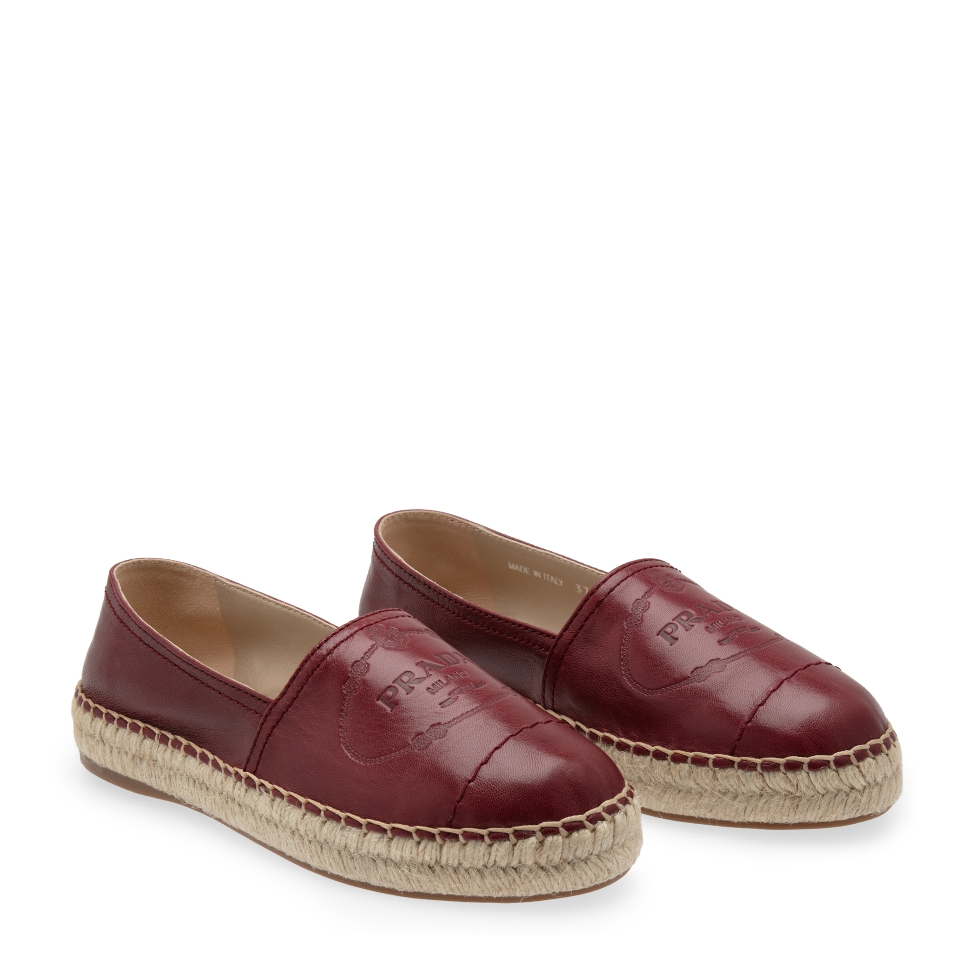 

Leather espadrilles, Red