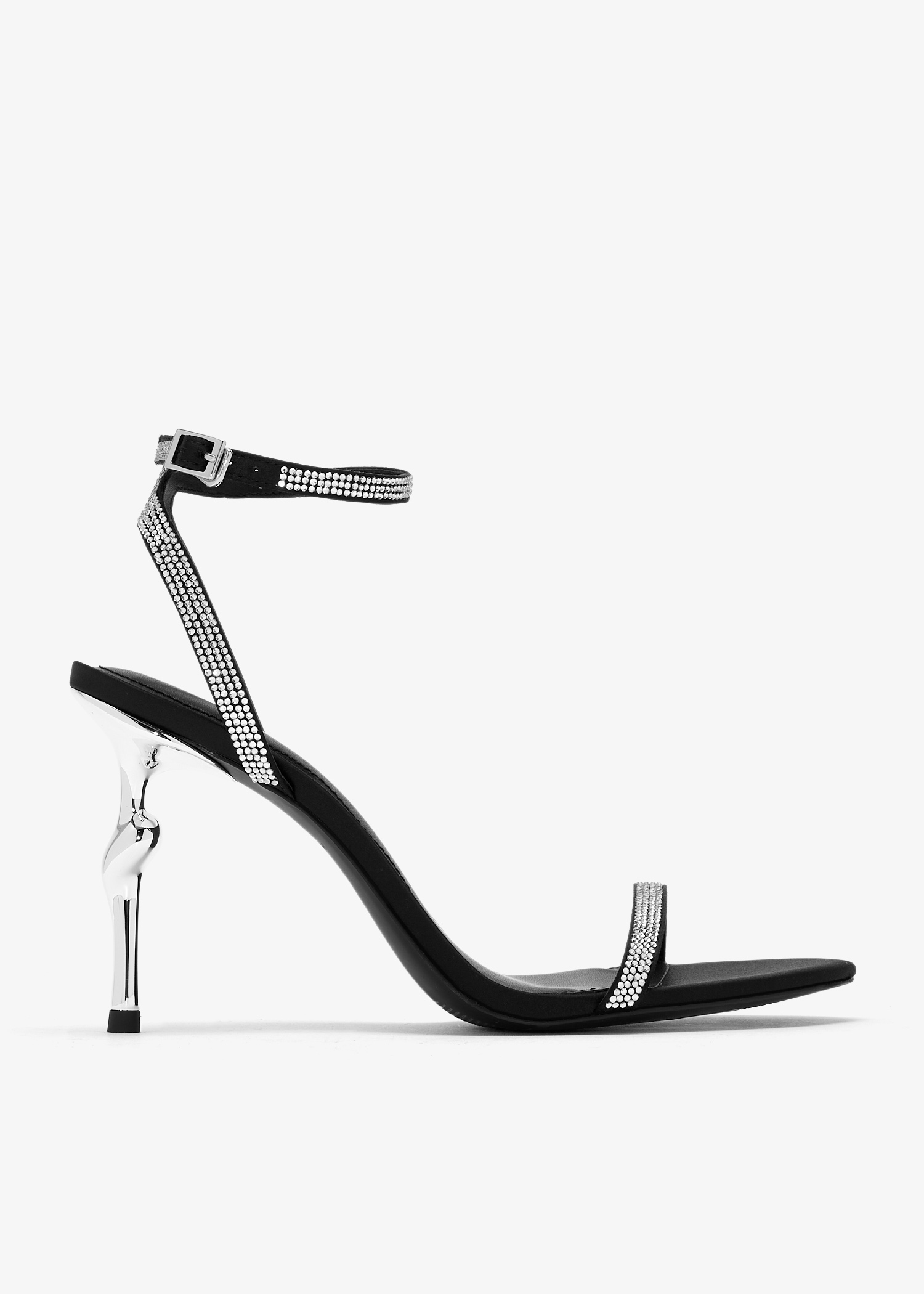 

Alivia Artifical Crystal sandals, Black
