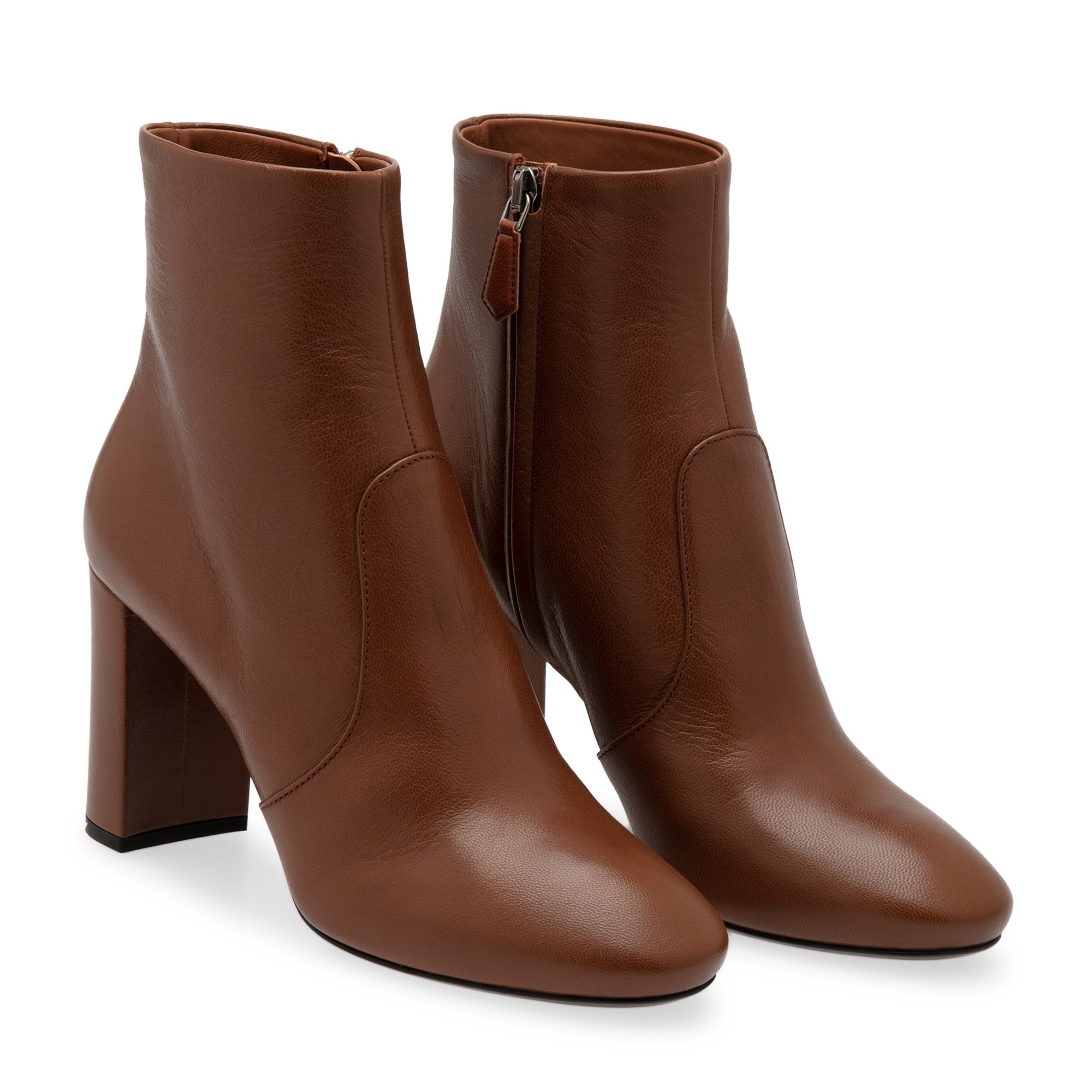 

Leather ankle boots, Brown