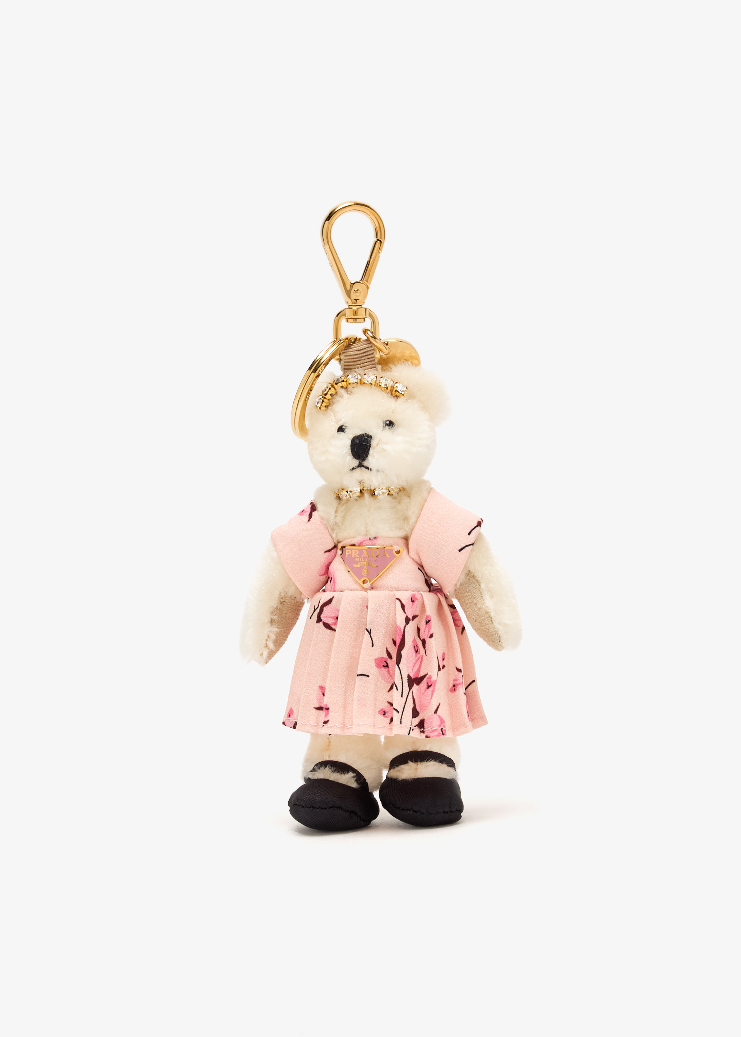 

Teddy bag charm, White