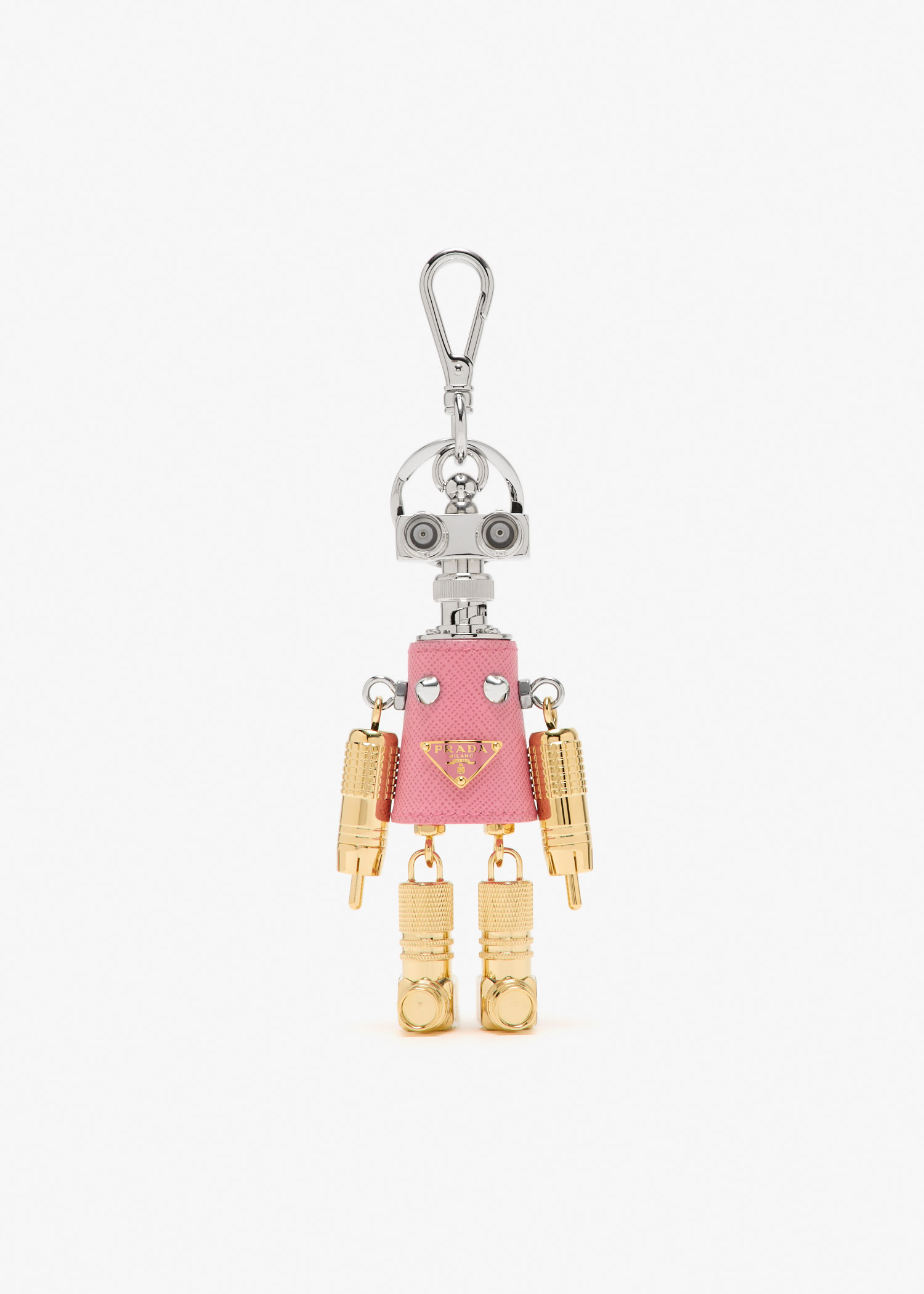 

Robot bag charm, Pink