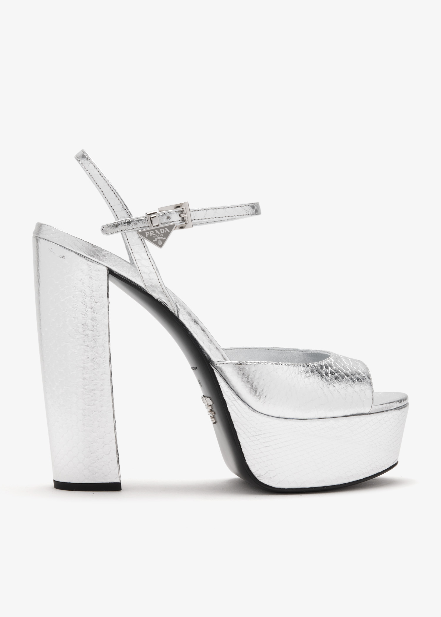 

Mordoré Ayers platform sandals, Silver