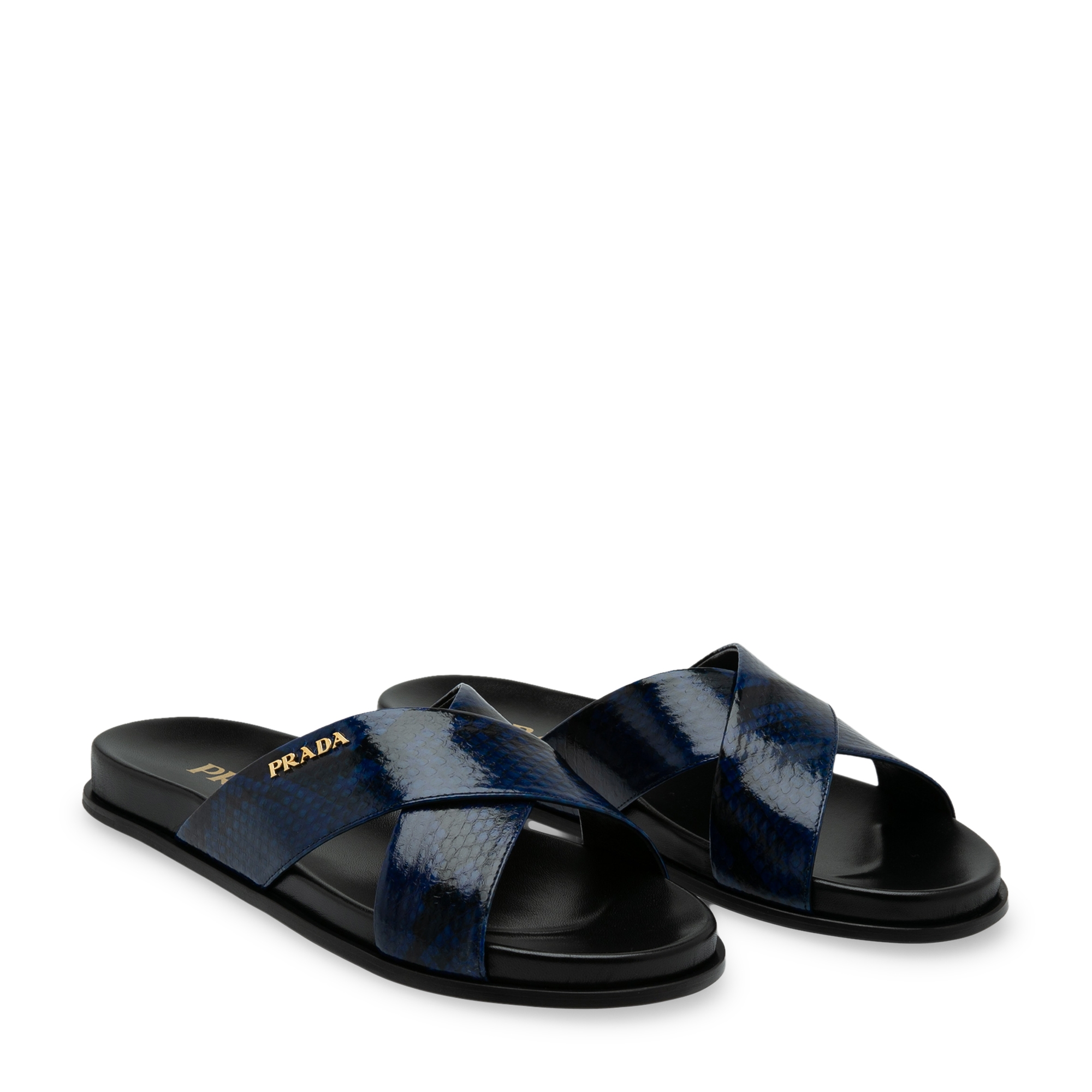 

Cross-over sandals, Blue