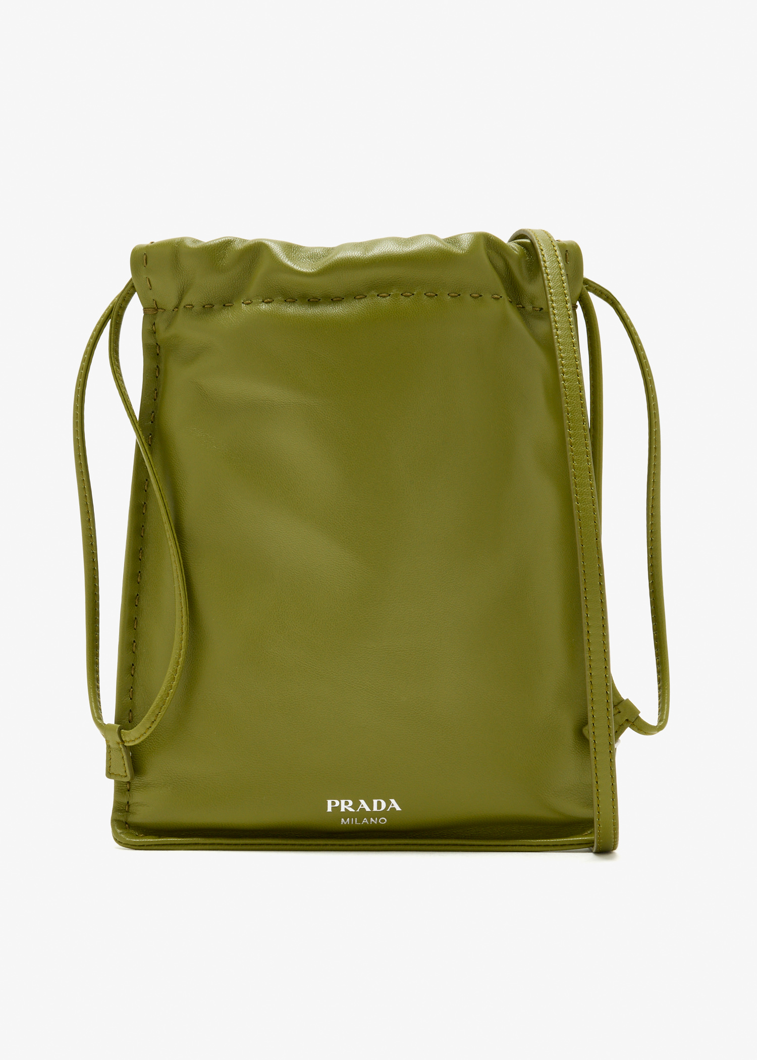 

Nappa leather smartphone pouch, Green