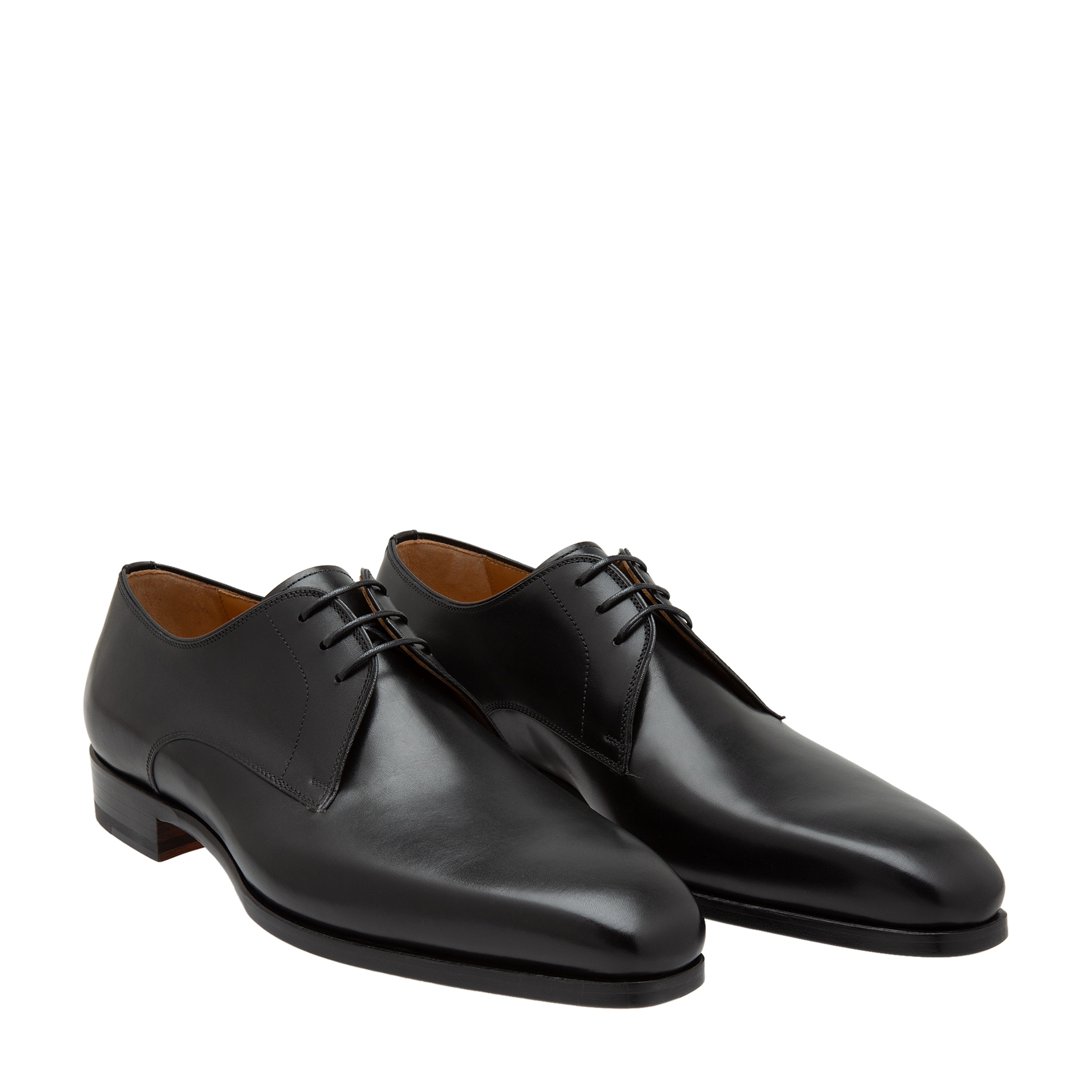 

Leather derby shoes, Black