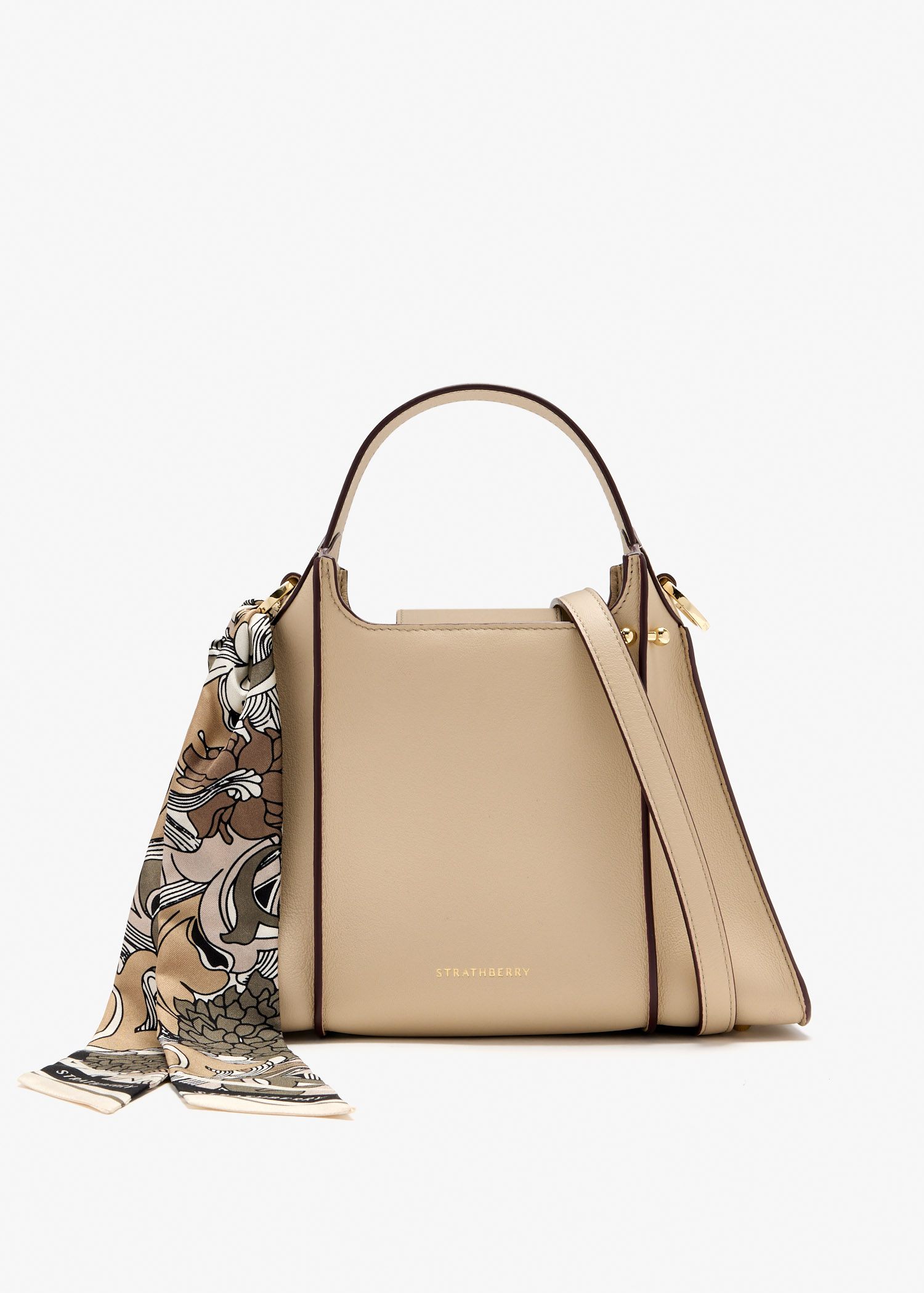 

Arkshell top handle bag, Beige