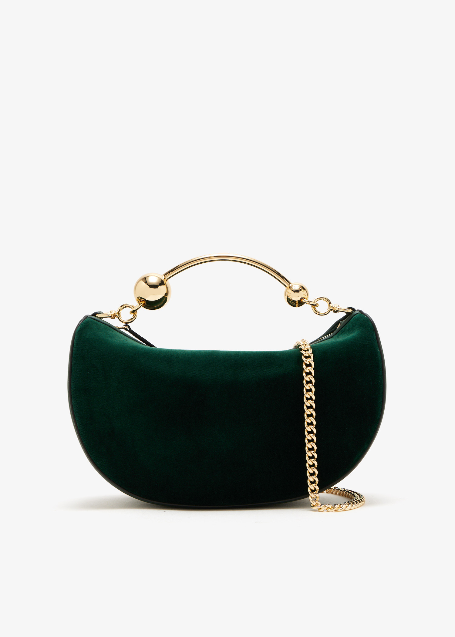 

Mini Crescent Moon bag, Green