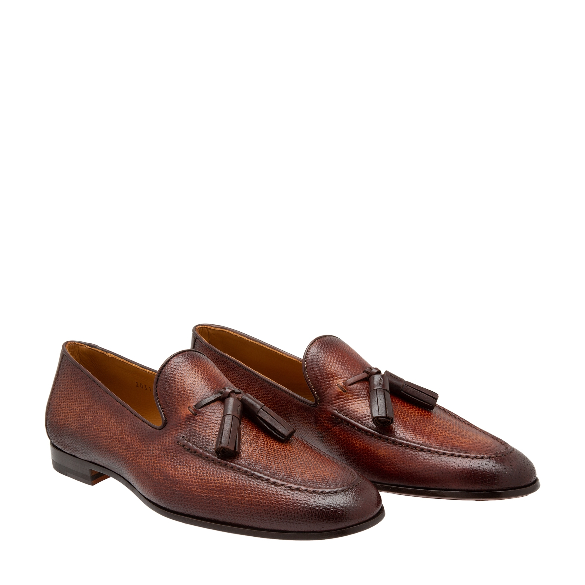 

Tassel leather loafers, Brown