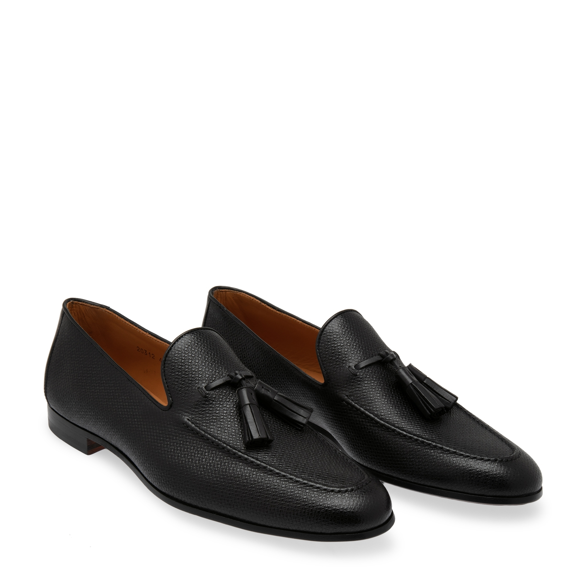 

Tassel leather loafers, Black