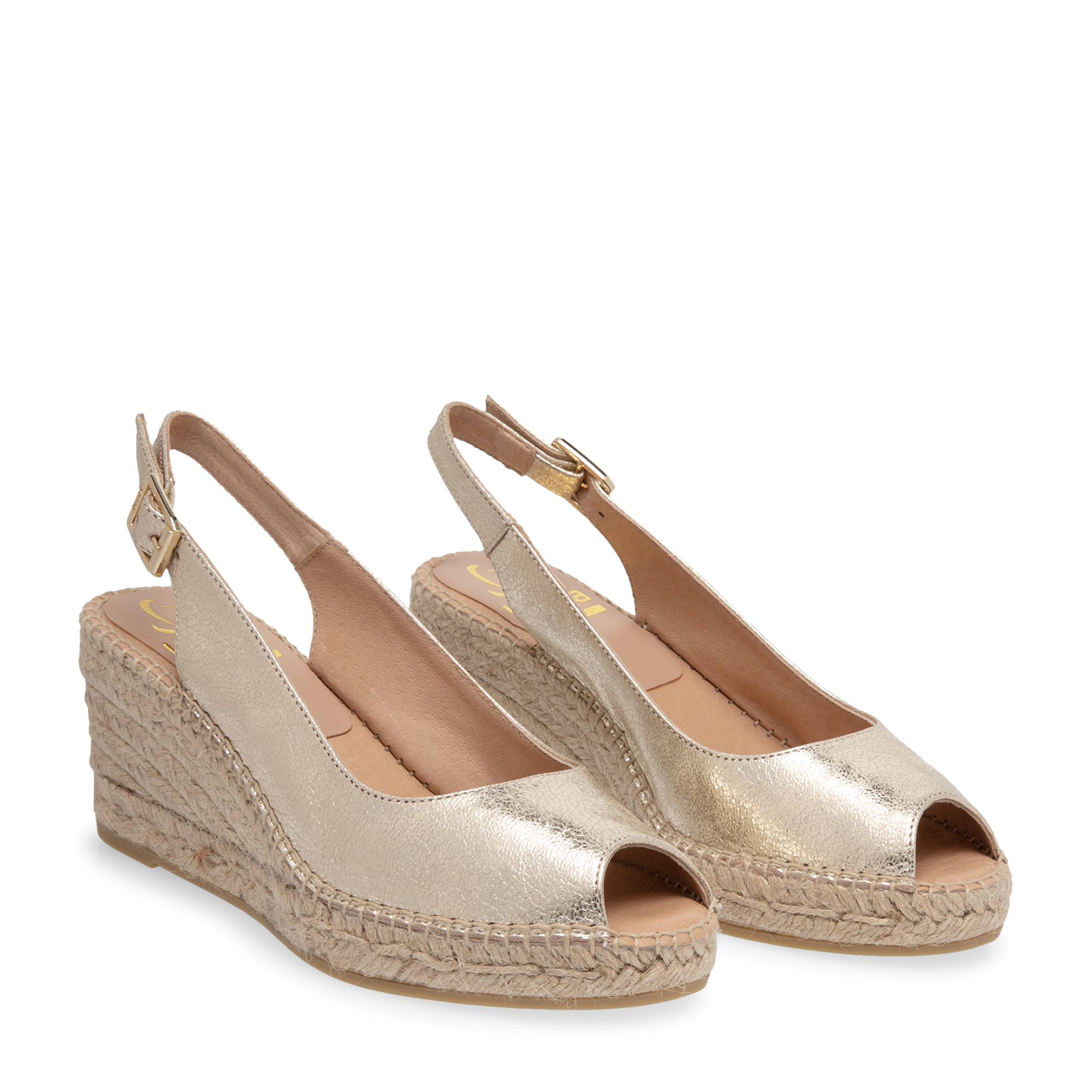 

Thanos wedge espadrilles, Gold