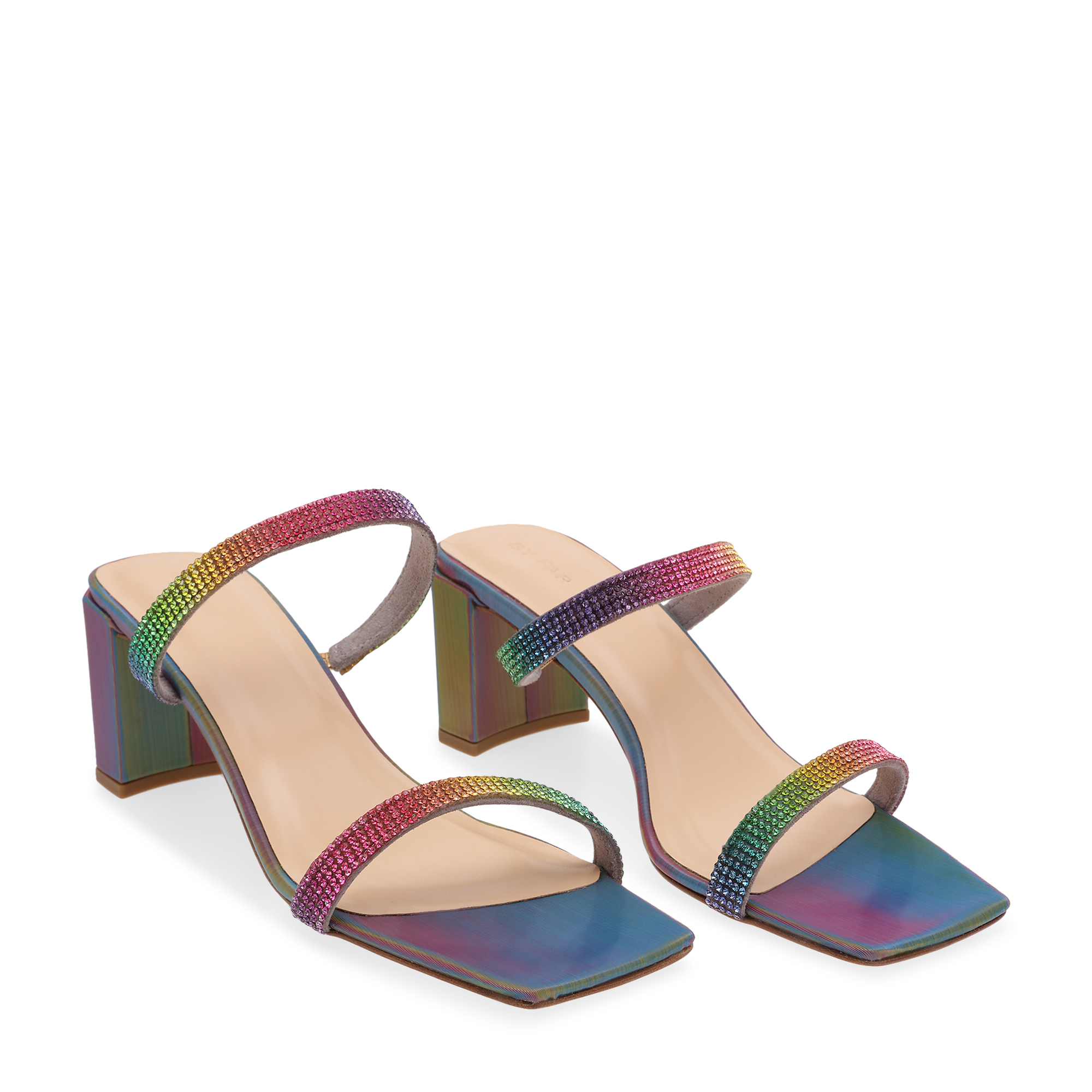 

Tanya sandals, Multi-coloured