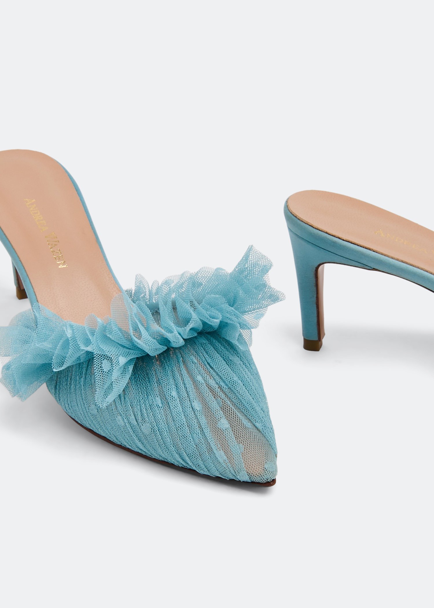 

Franca mules, Blue