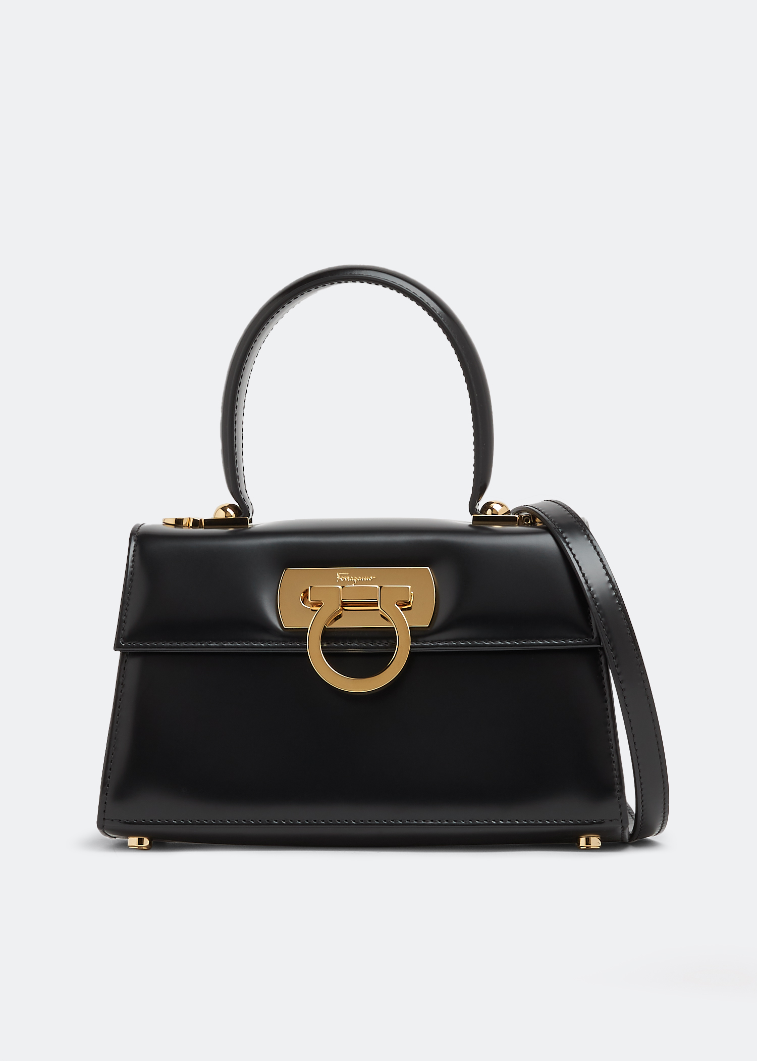 

Iconic top-handle bag, Black