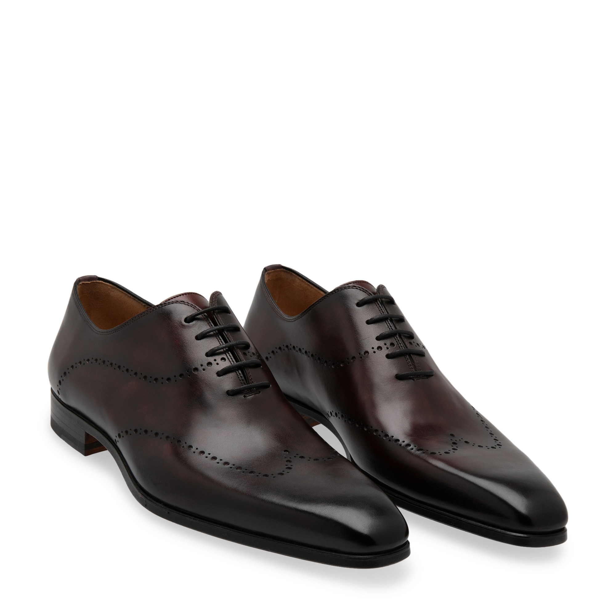 

Leather Oxford shoes, Red