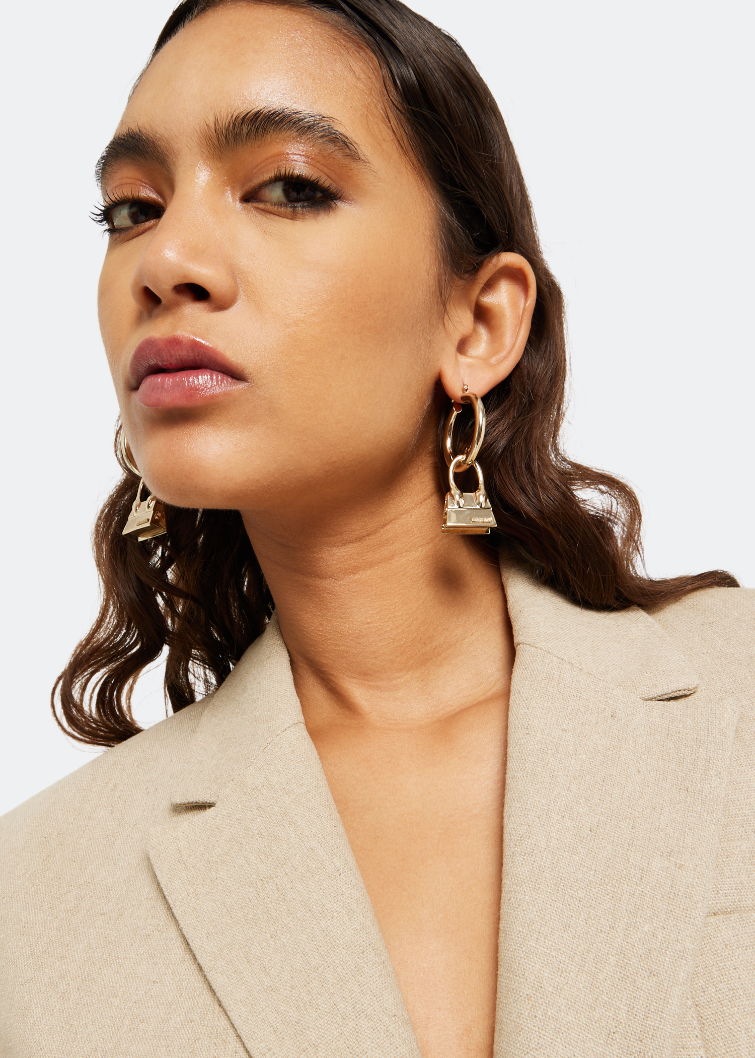 

Les creoles Chiquito earrings, Gold