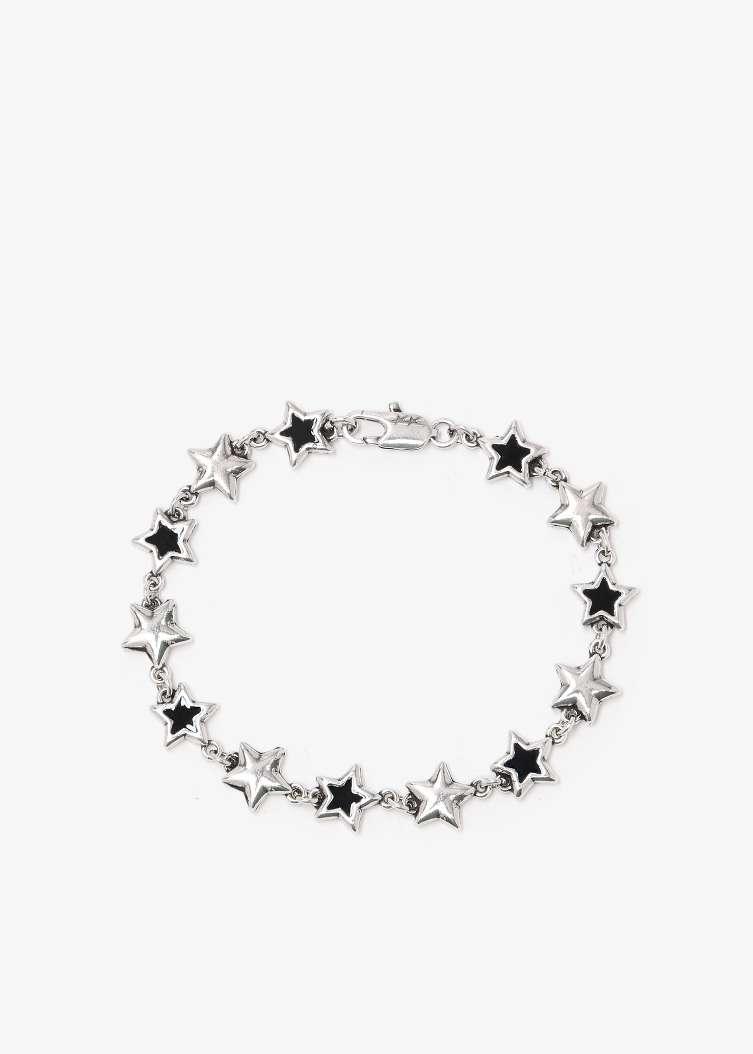 

Enameled Stars bracelet, Silver