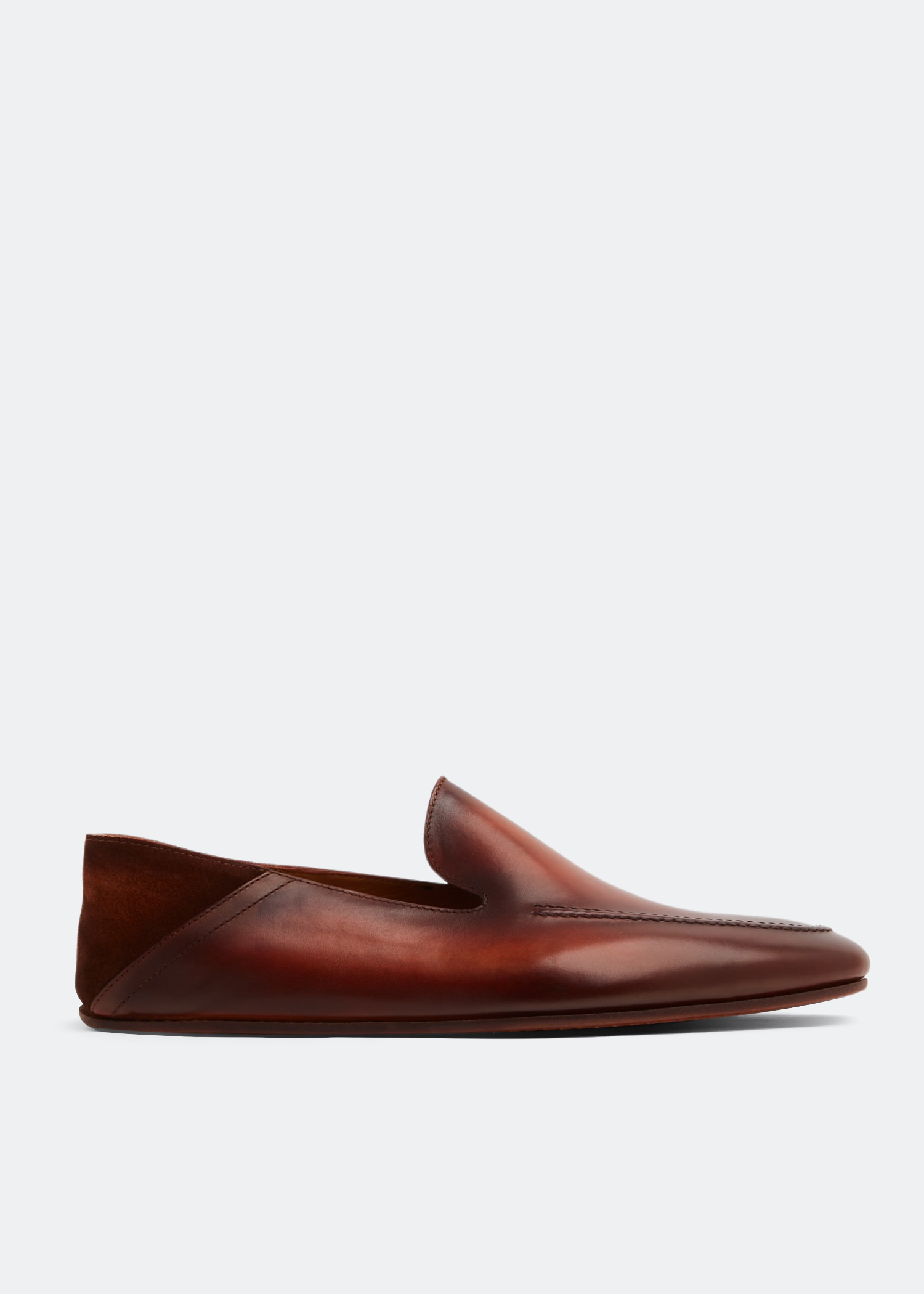 

Leather slippers, Brown