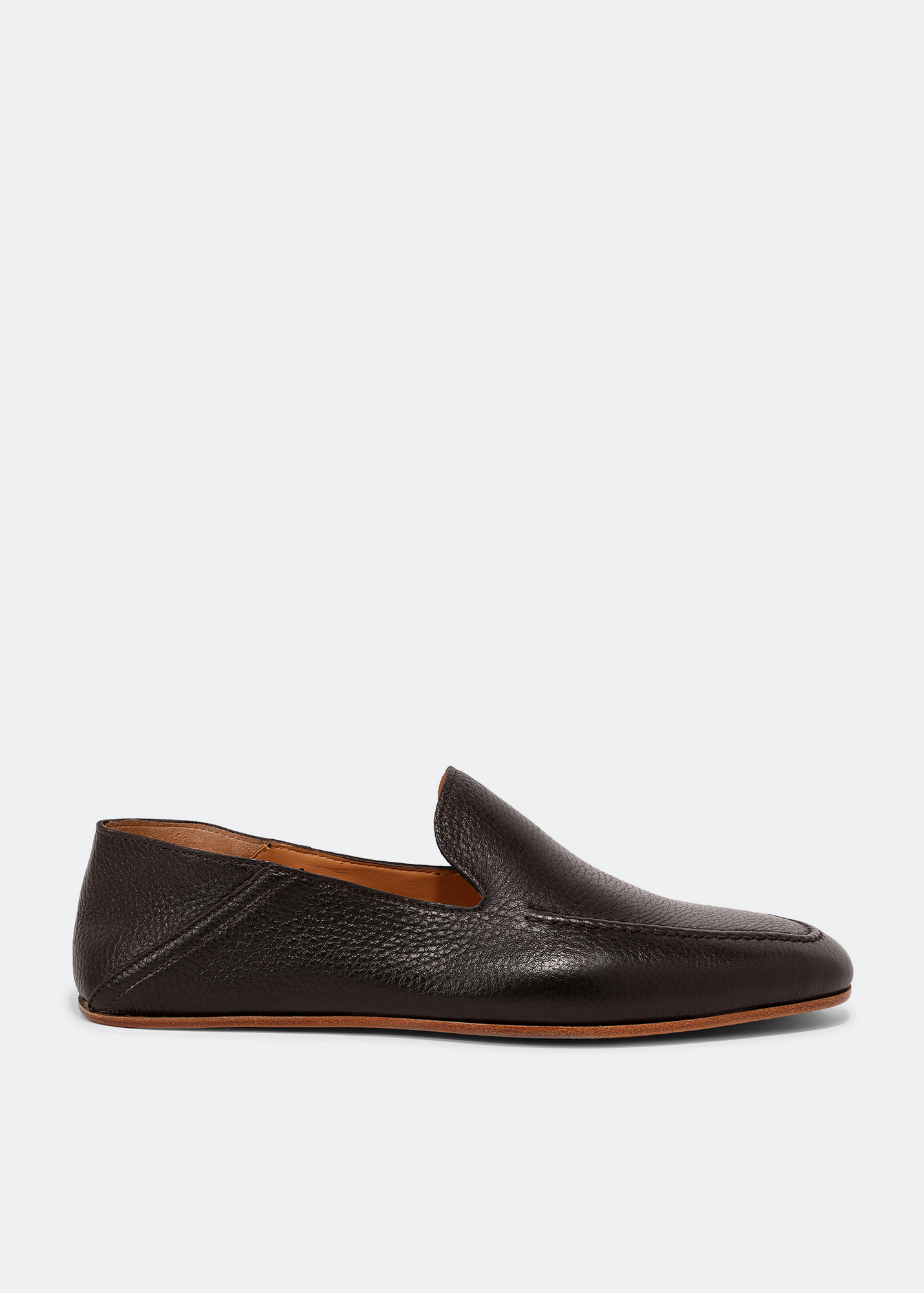 

Leather slippers, Brown