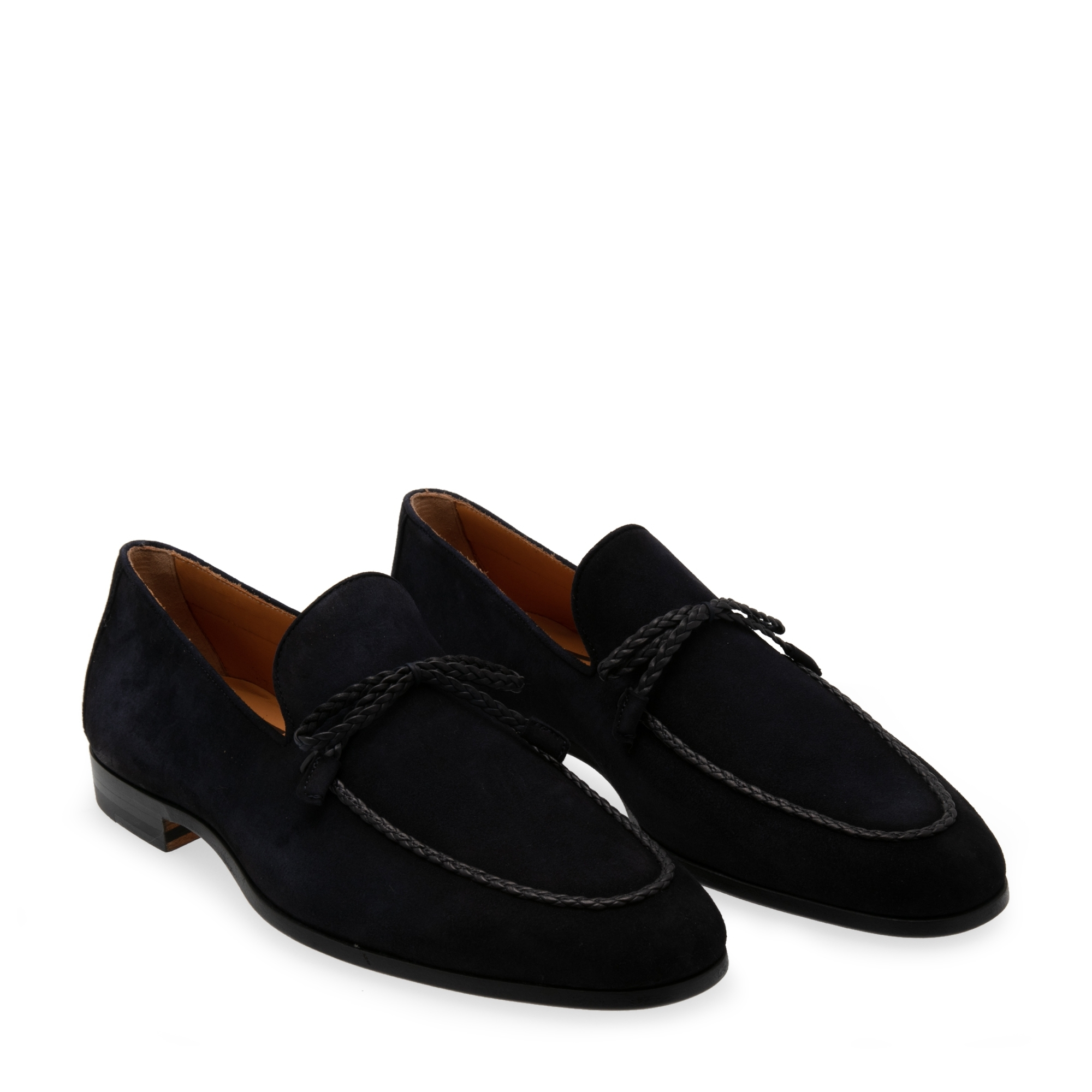 

Round-toe loafers, Blue