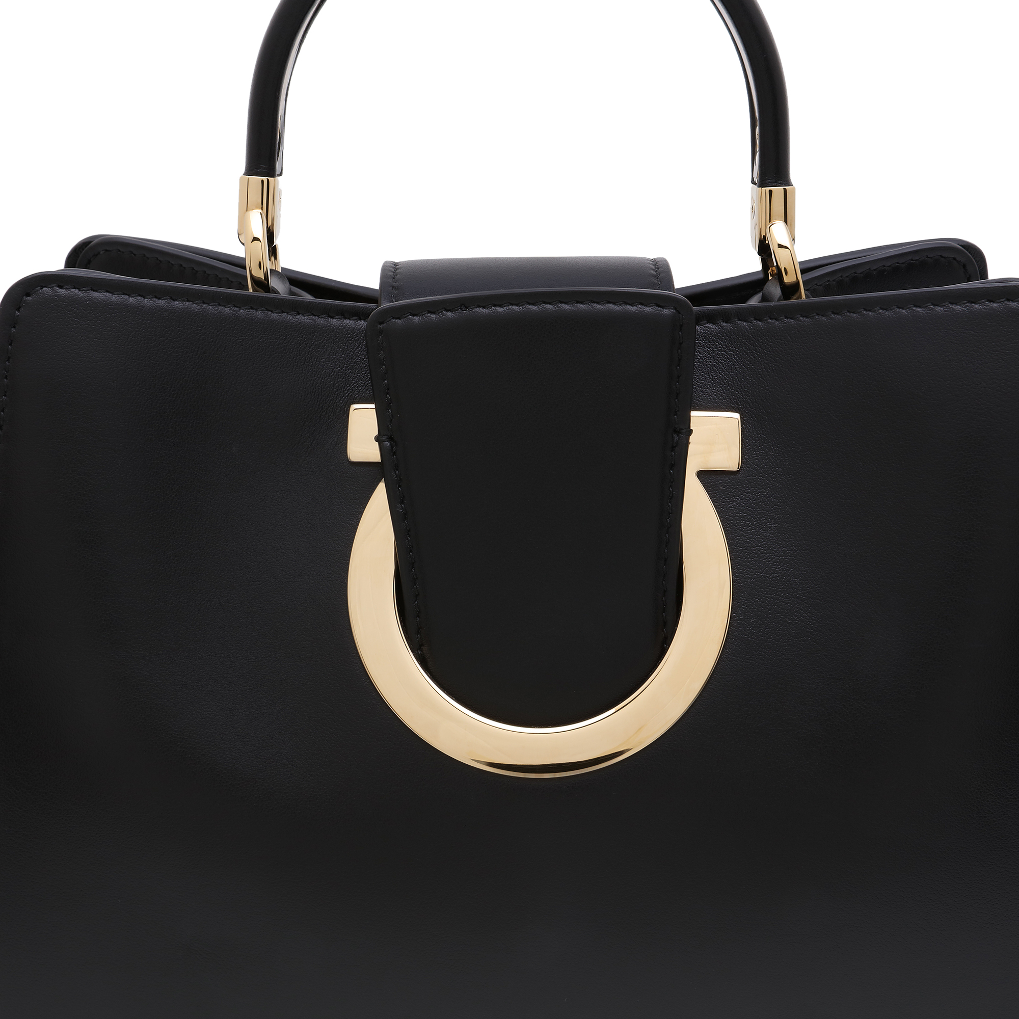 

Gancini top handle bag, Black