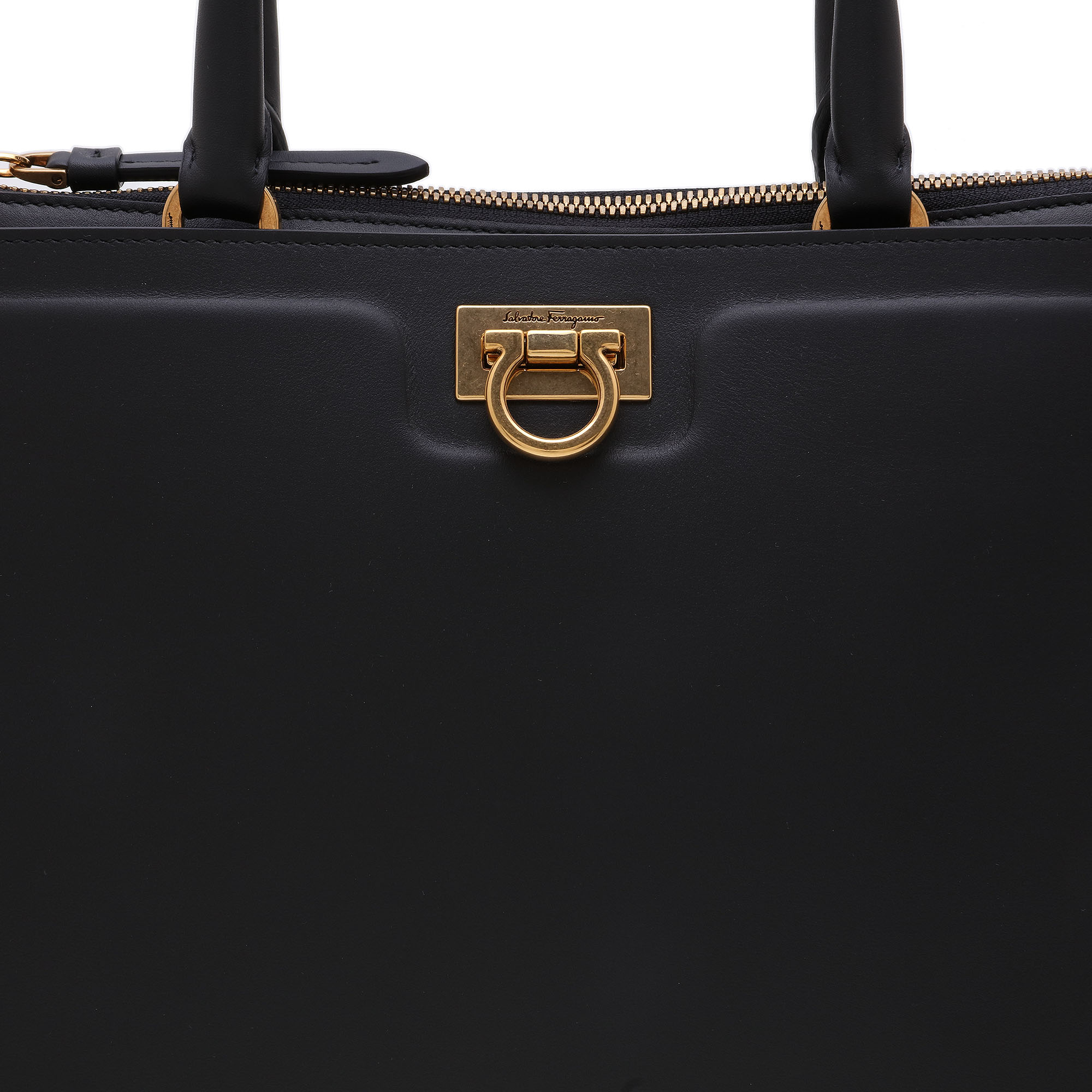 

Trifolio top handle bag, Black
