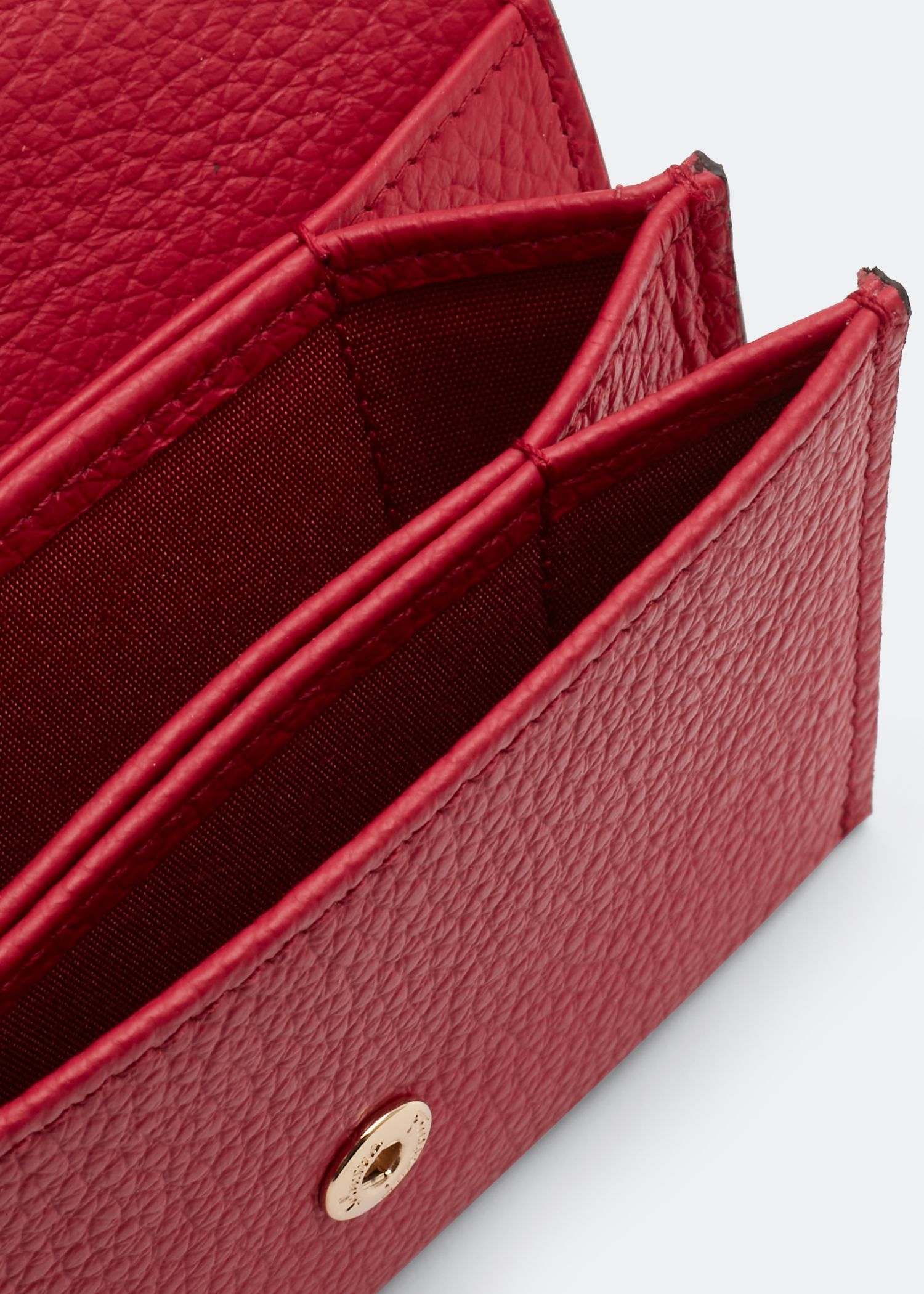 

Gancini card holder, Red